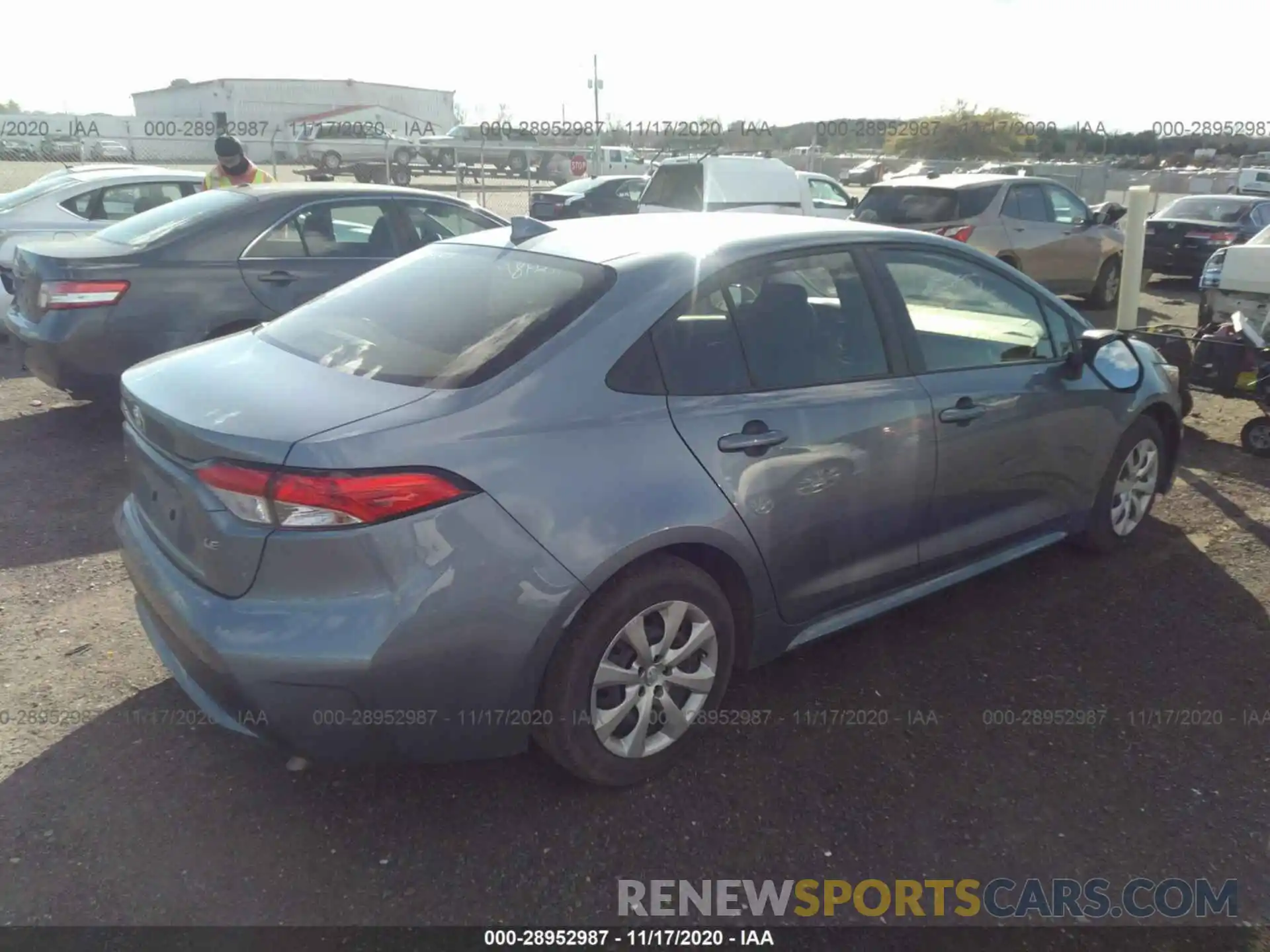 4 Photograph of a damaged car JTDEPRAE9LJ096211 TOYOTA COROLLA 2020