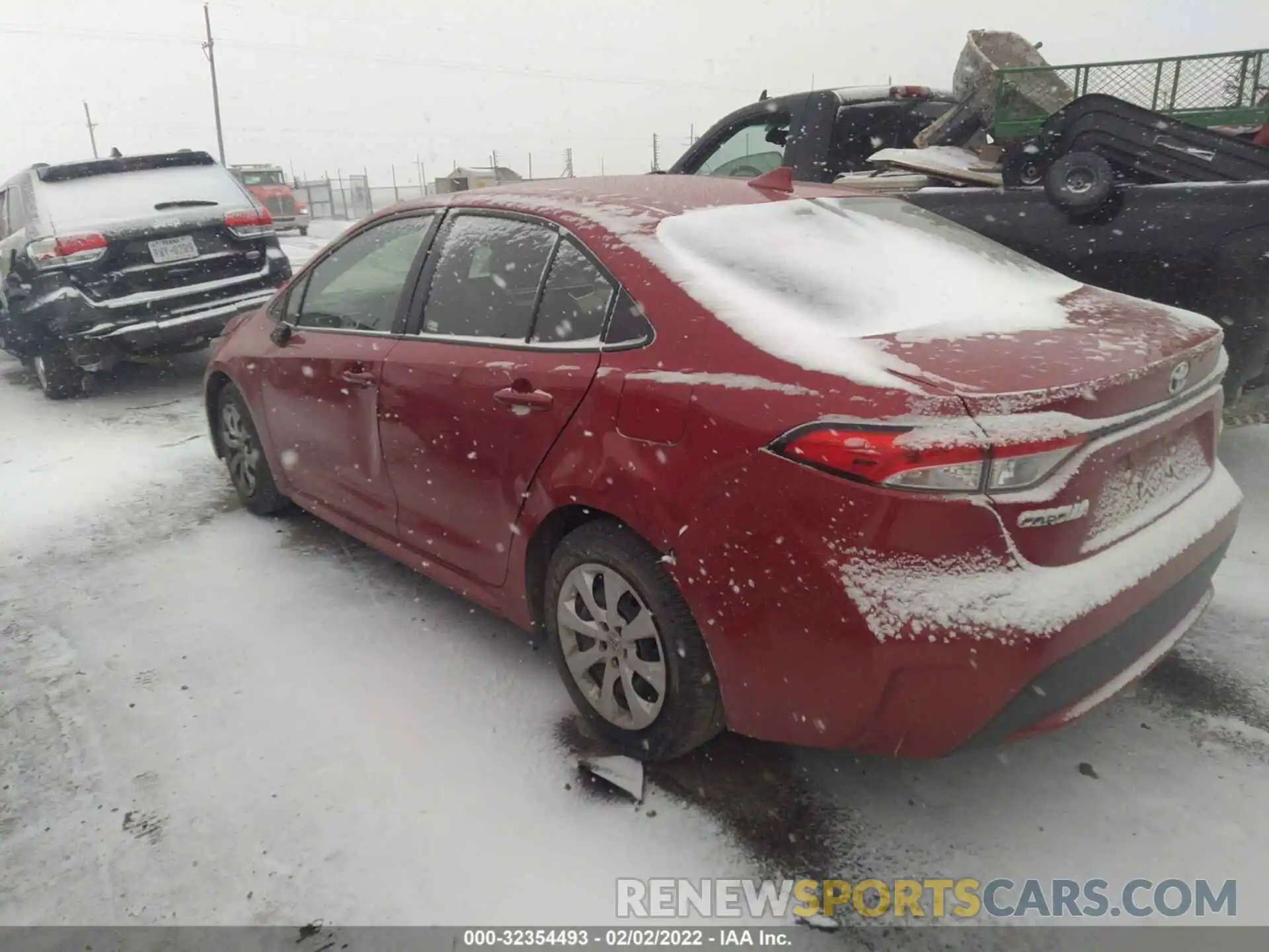 3 Photograph of a damaged car JTDEPRAE9LJ096273 TOYOTA COROLLA 2020