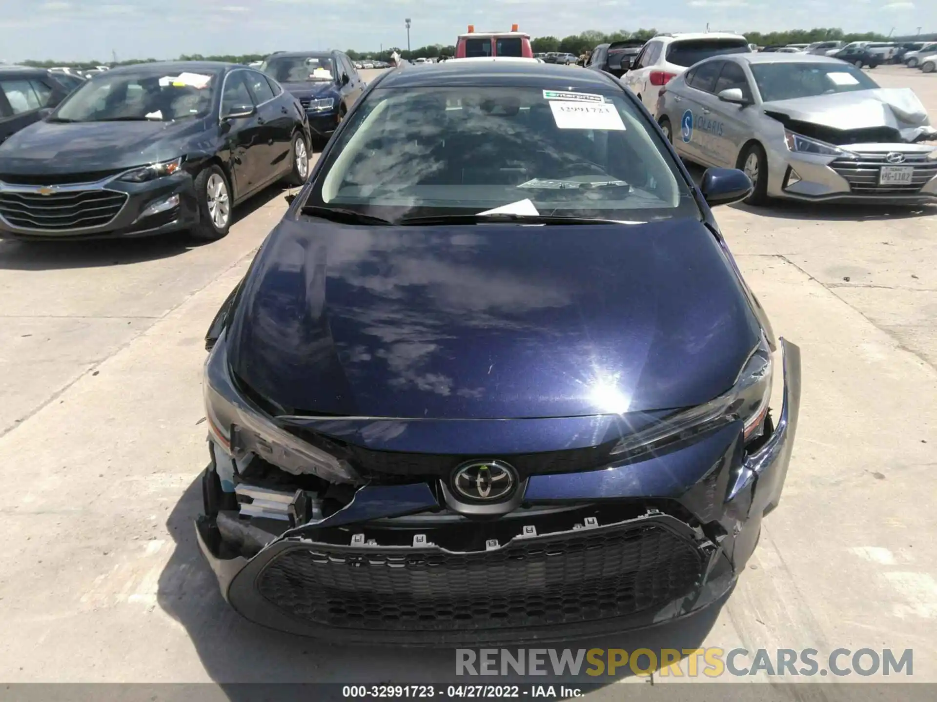 6 Photograph of a damaged car JTDEPRAE9LJ096595 TOYOTA COROLLA 2020