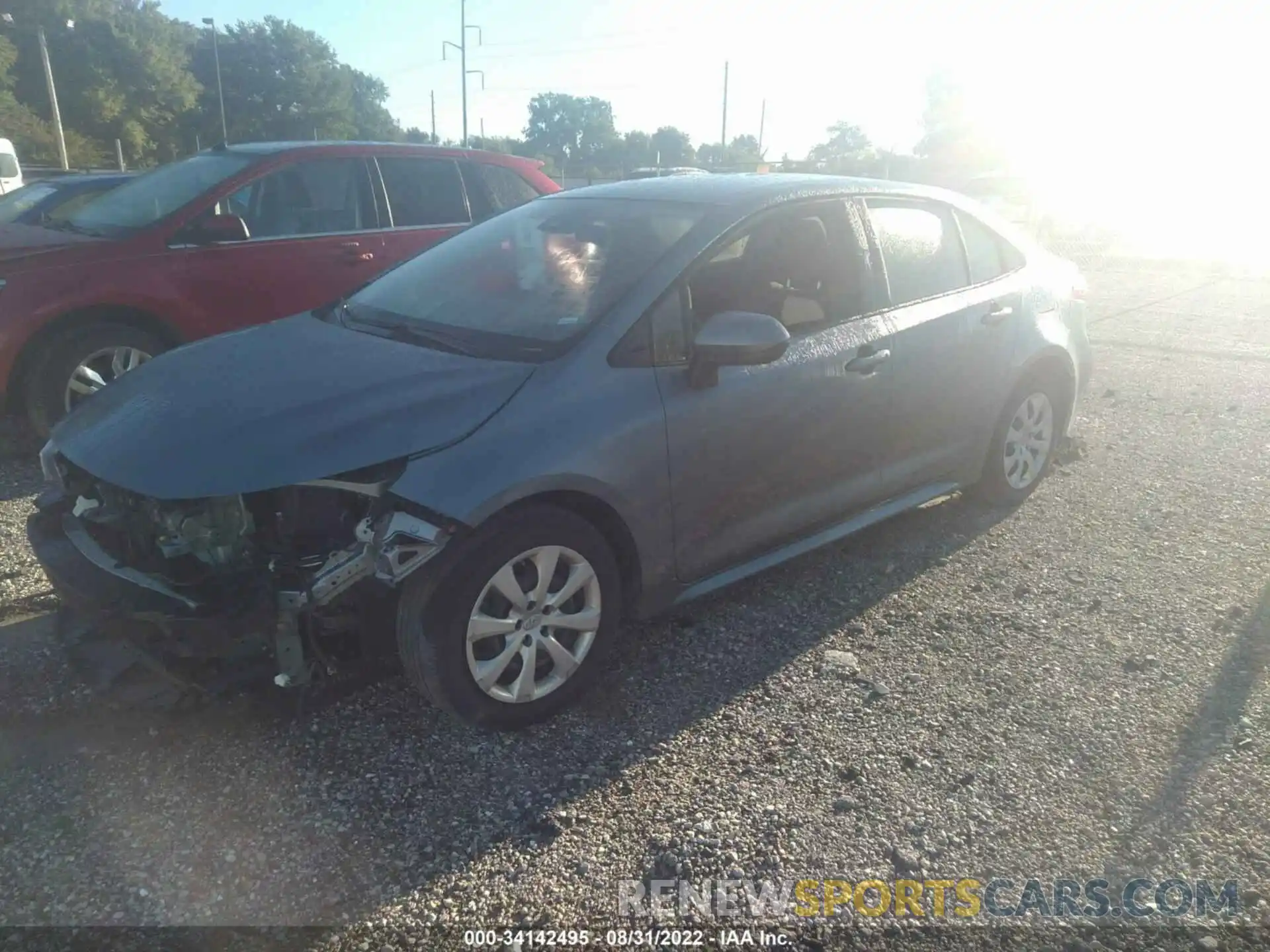 2 Photograph of a damaged car JTDEPRAE9LJ096919 TOYOTA COROLLA 2020