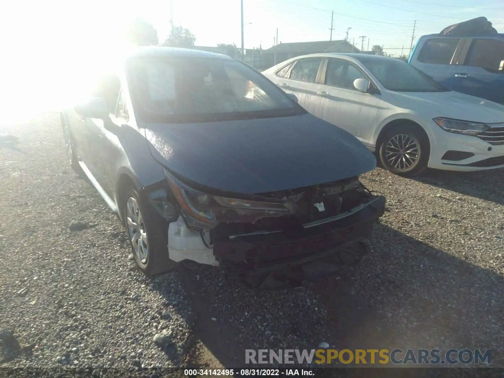 6 Photograph of a damaged car JTDEPRAE9LJ096919 TOYOTA COROLLA 2020