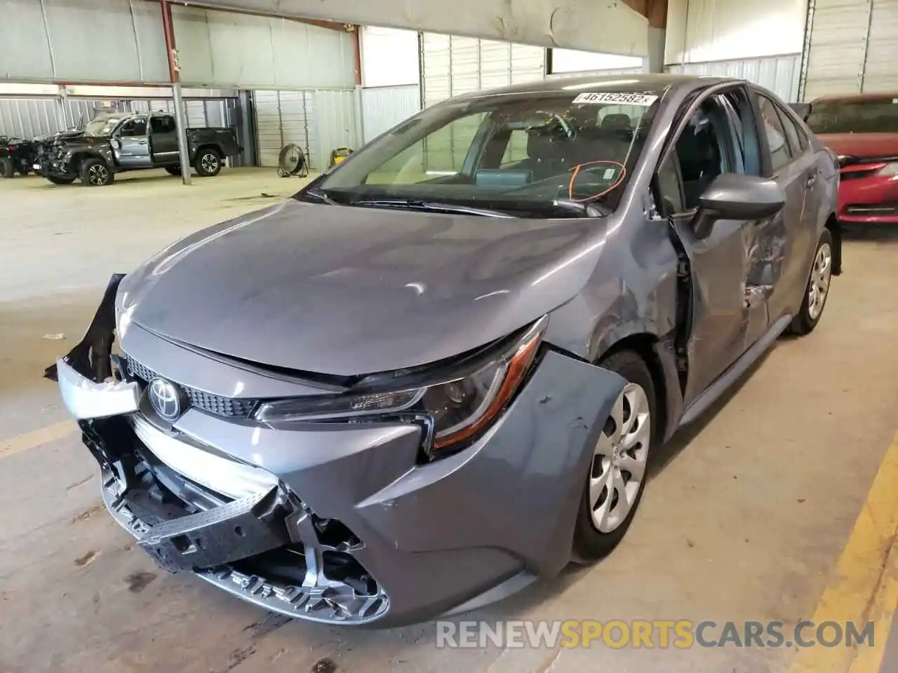 2 Photograph of a damaged car JTDEPRAE9LJ097939 TOYOTA COROLLA 2020