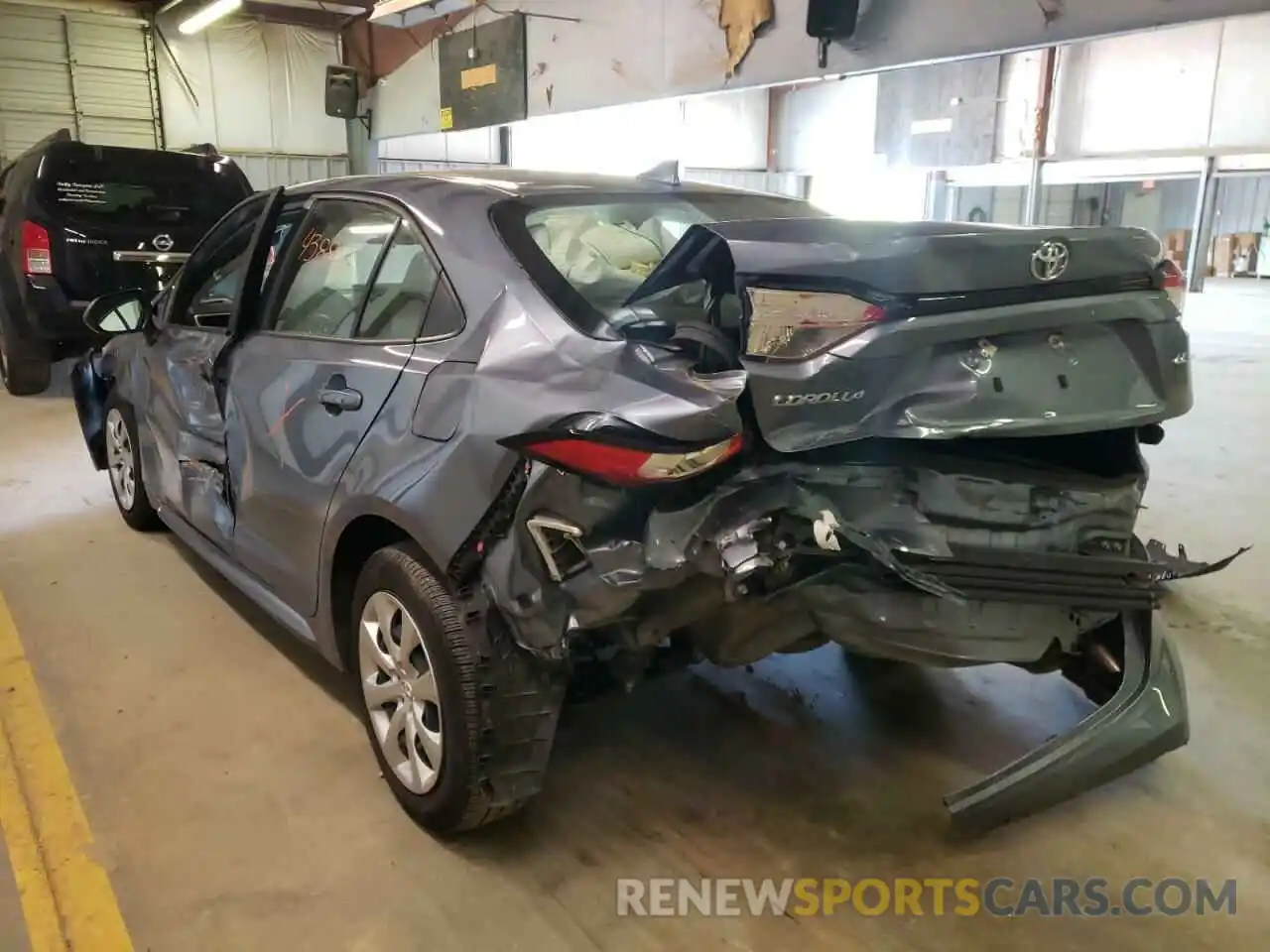 3 Photograph of a damaged car JTDEPRAE9LJ097939 TOYOTA COROLLA 2020