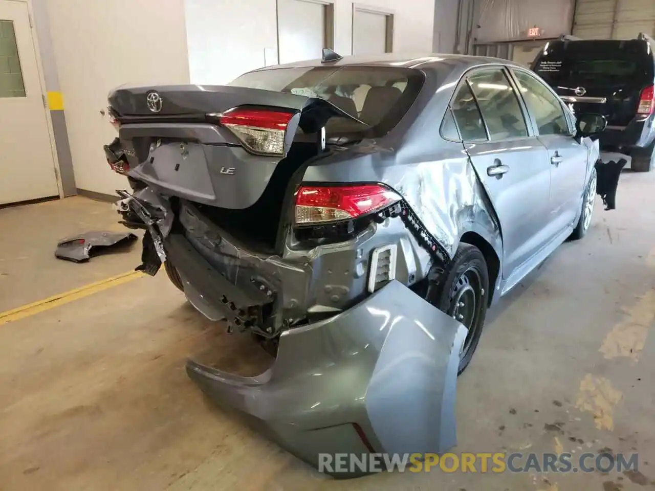 4 Photograph of a damaged car JTDEPRAE9LJ097939 TOYOTA COROLLA 2020