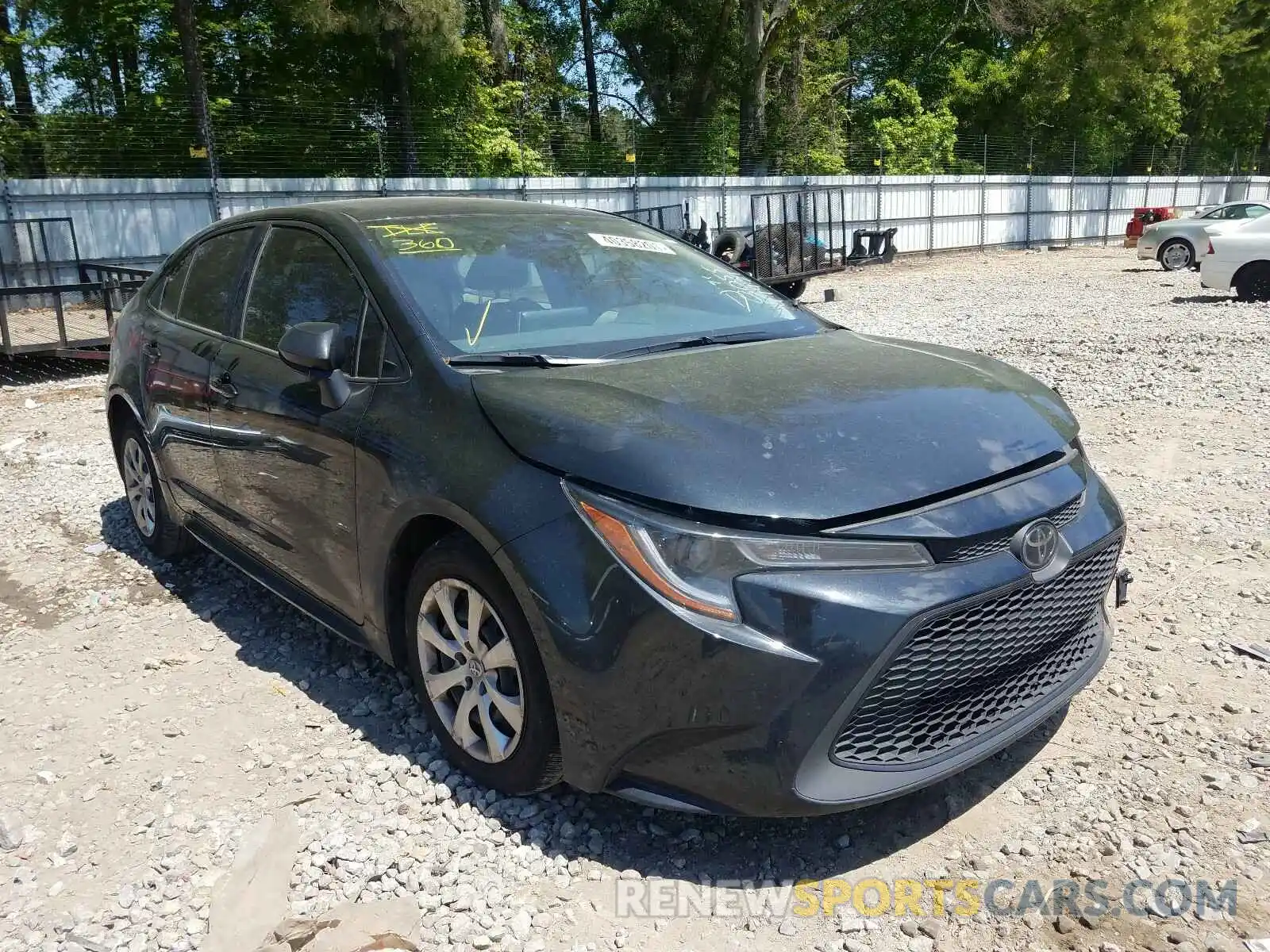 1 Photograph of a damaged car JTDEPRAE9LJ098055 TOYOTA COROLLA 2020