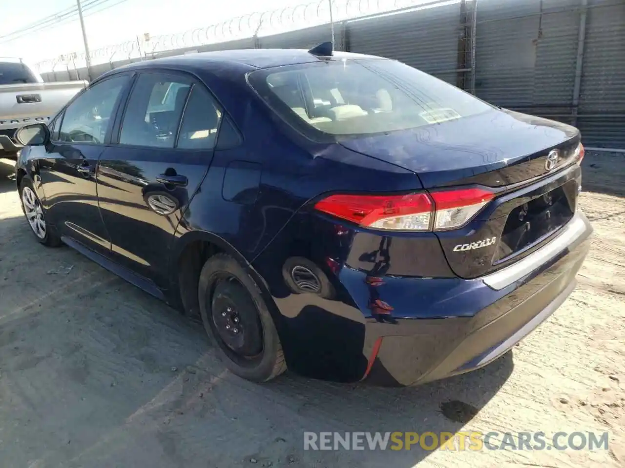 3 Photograph of a damaged car JTDEPRAE9LJ098119 TOYOTA COROLLA 2020