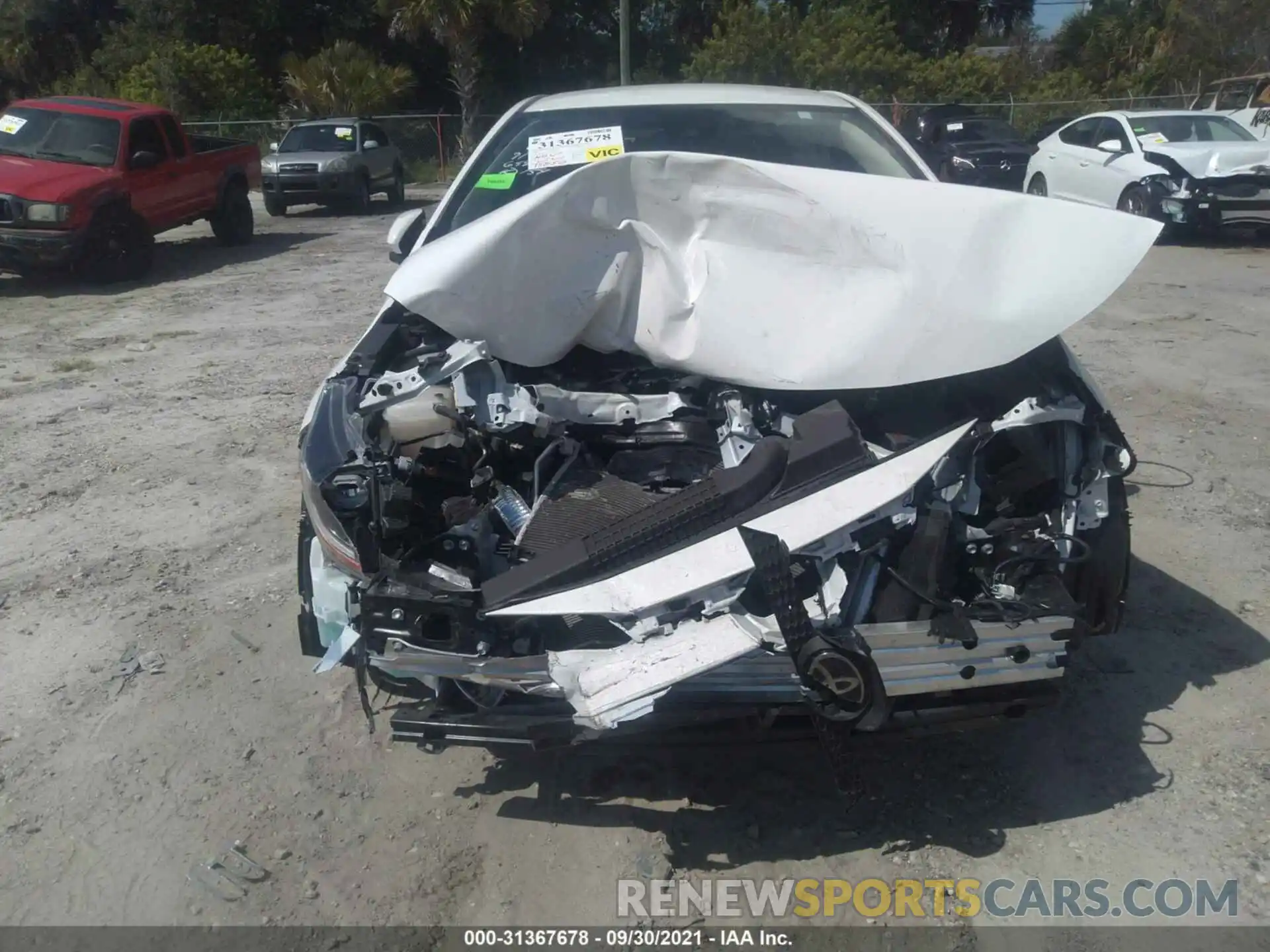 6 Photograph of a damaged car JTDEPRAE9LJ098198 TOYOTA COROLLA 2020