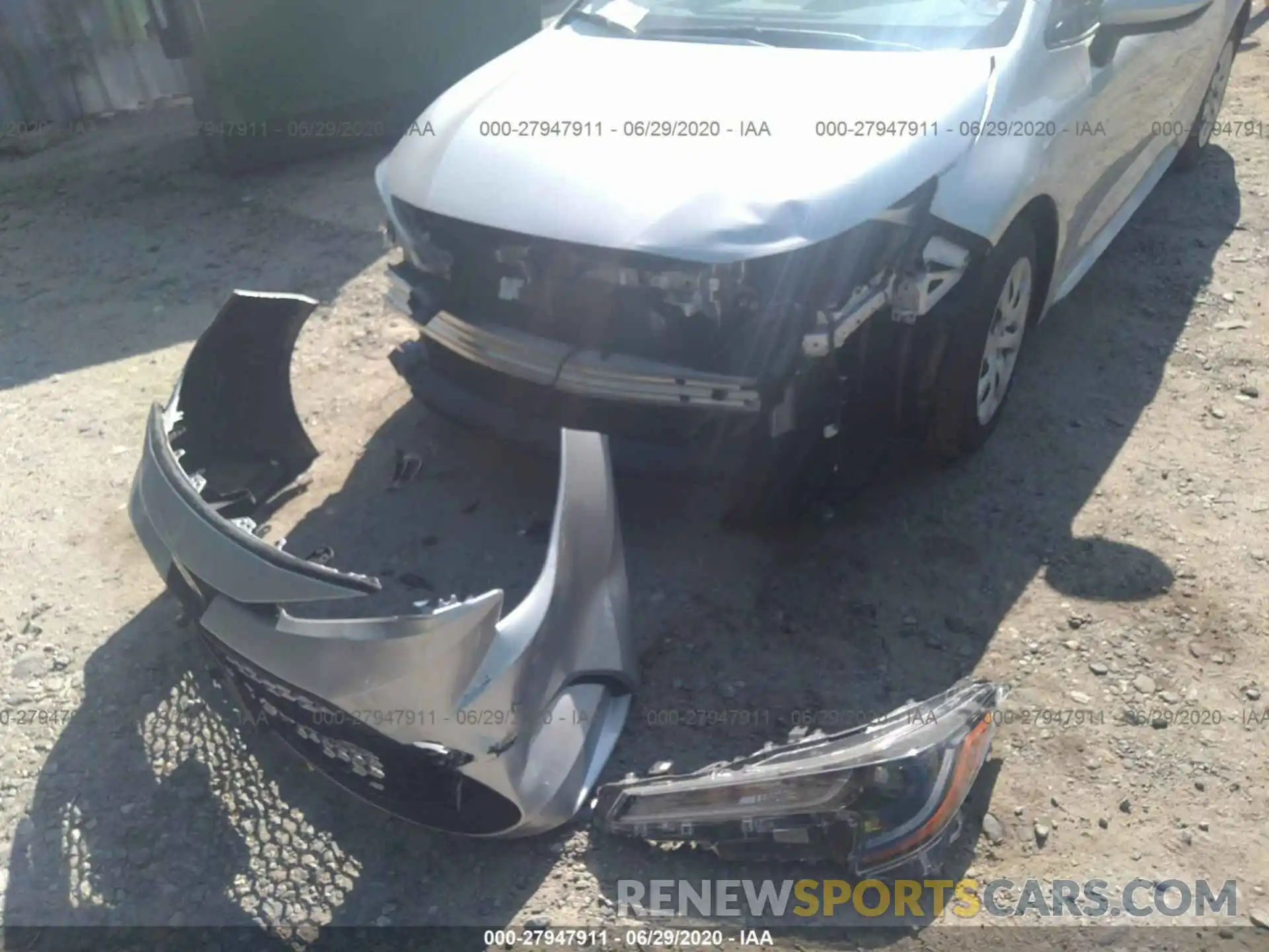 6 Фотография поврежденного автомобиля JTDEPRAE9LJ098962 TOYOTA COROLLA 2020