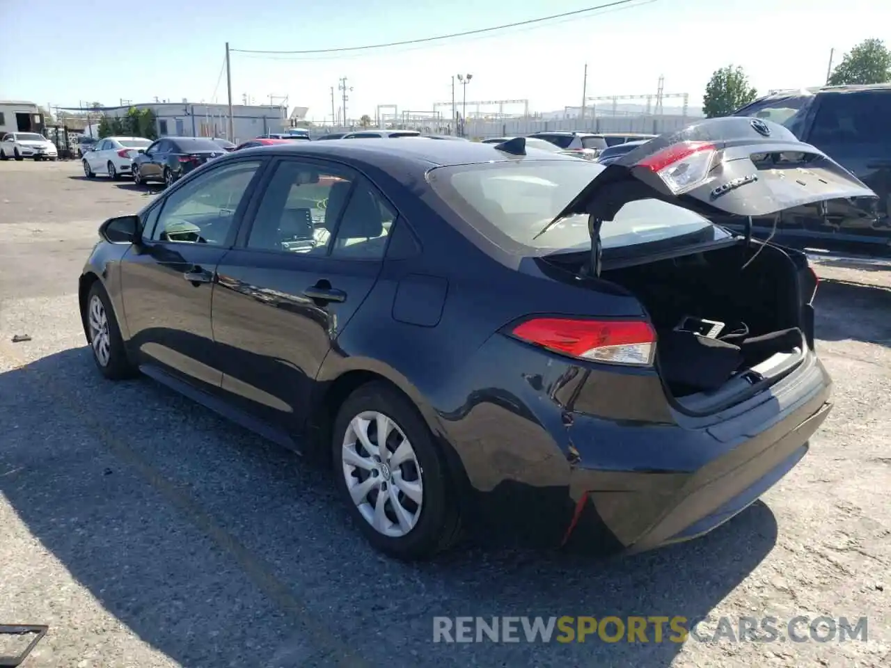 3 Photograph of a damaged car JTDEPRAE9LJ100211 TOYOTA COROLLA 2020