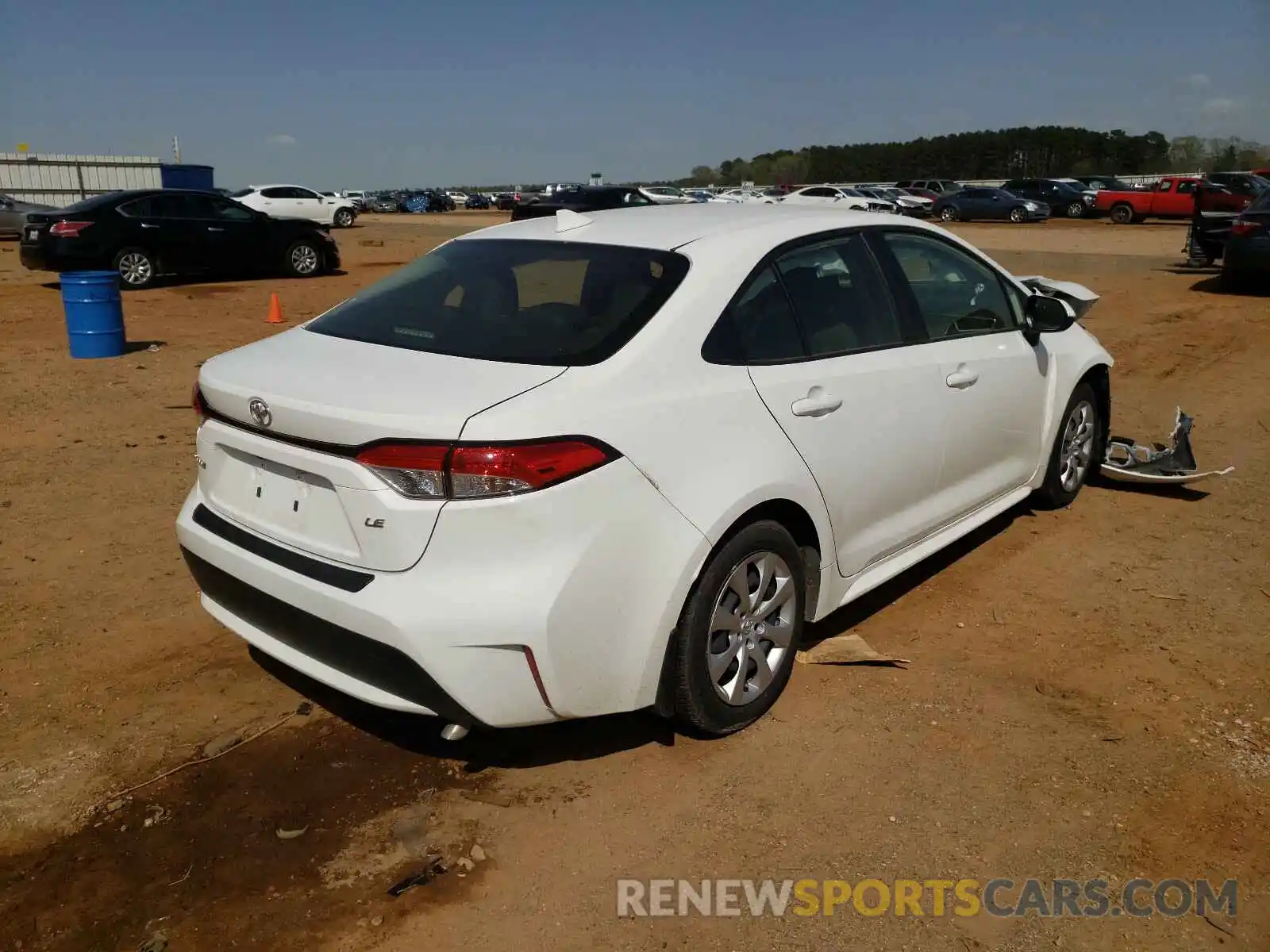 4 Photograph of a damaged car JTDEPRAE9LJ100273 TOYOTA COROLLA 2020