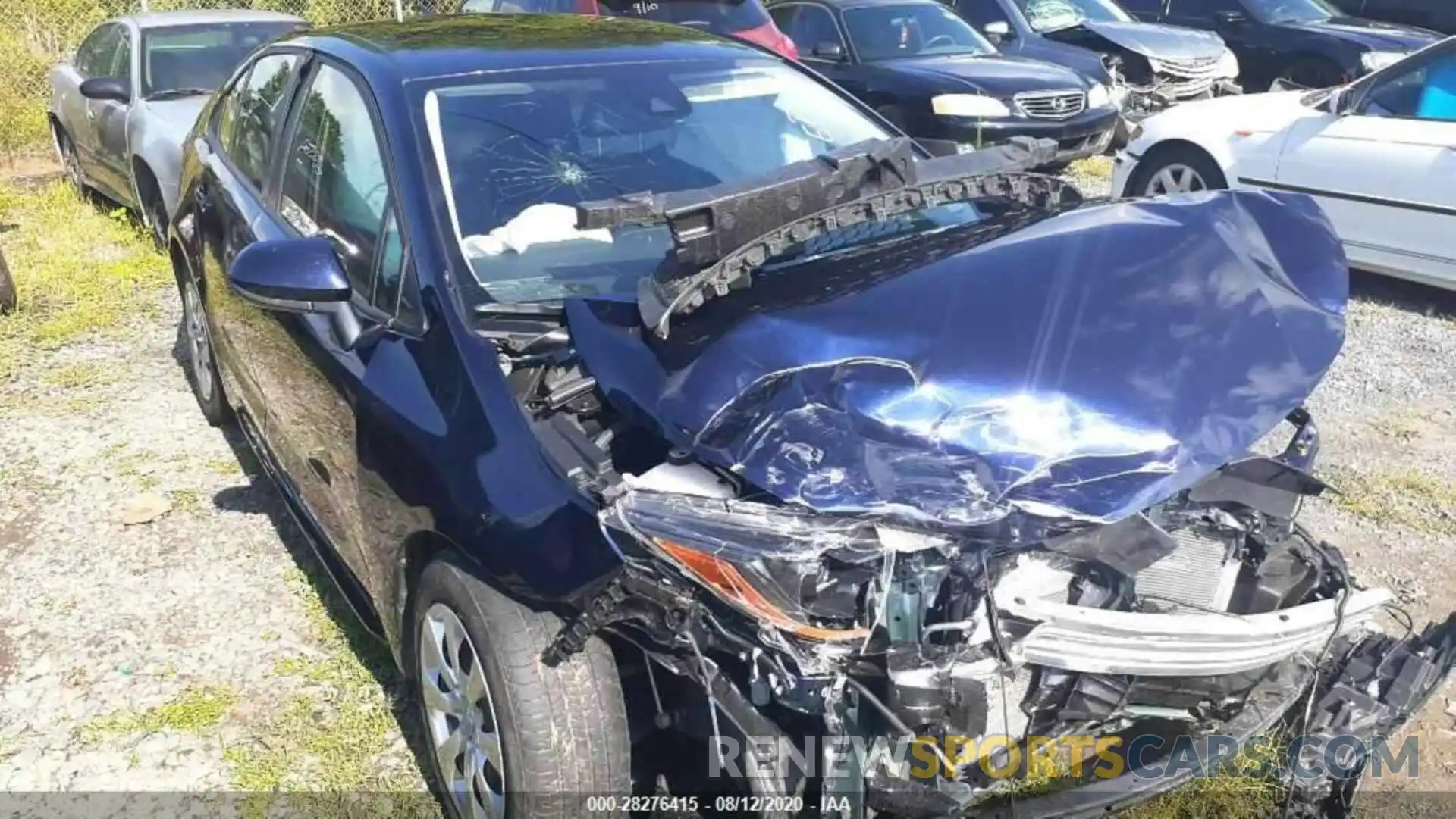 7 Photograph of a damaged car JTDEPRAE9LJ100418 TOYOTA COROLLA 2020