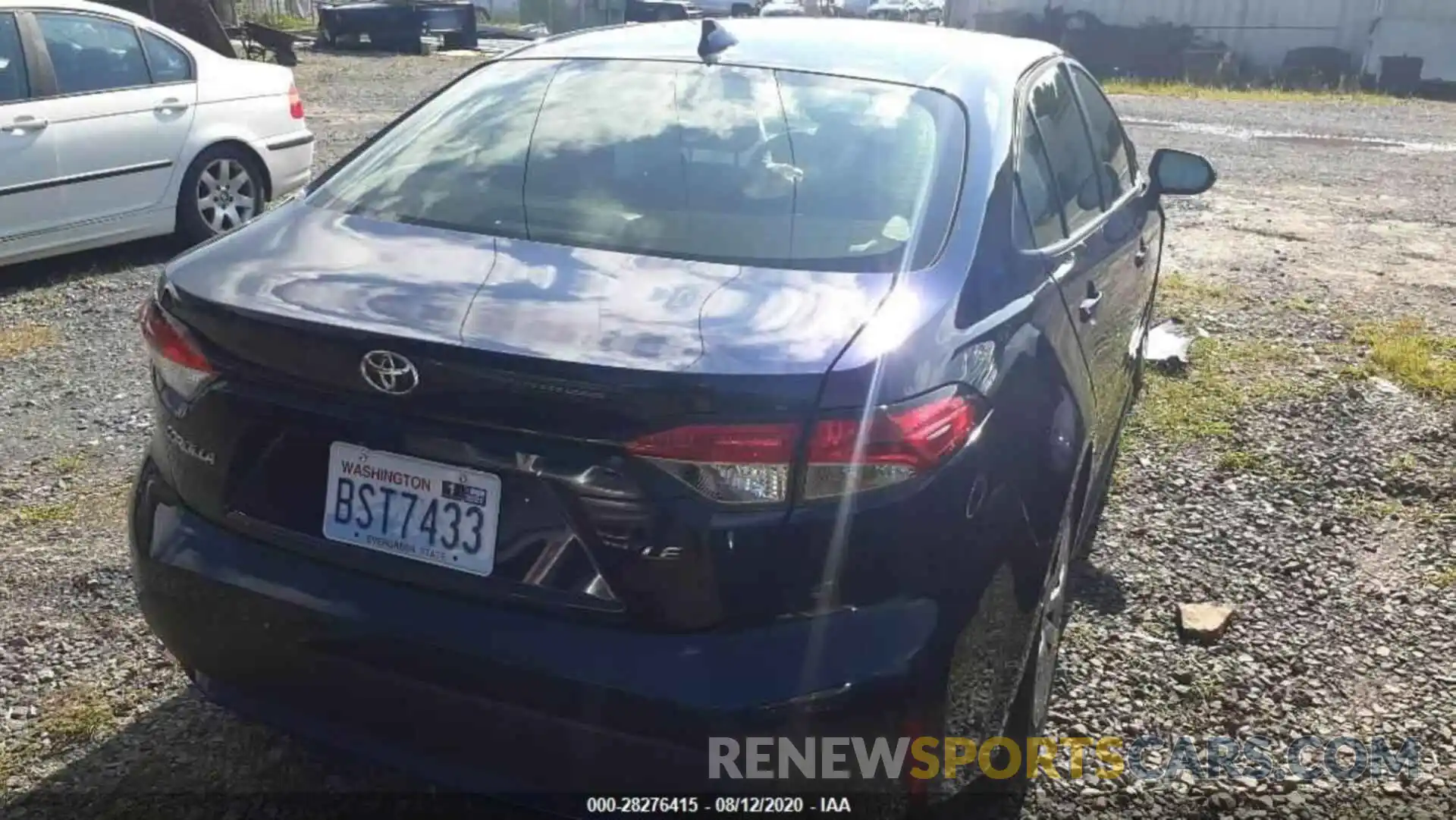 8 Photograph of a damaged car JTDEPRAE9LJ100418 TOYOTA COROLLA 2020