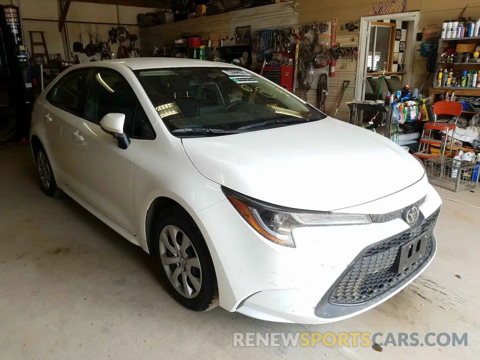 1 Photograph of a damaged car JTDEPRAE9LJ100435 TOYOTA COROLLA 2020