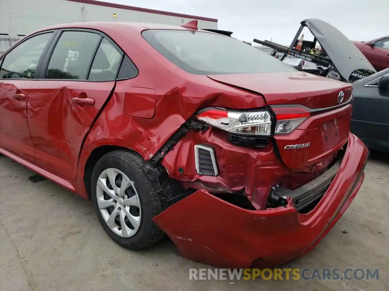 9 Photograph of a damaged car JTDEPRAE9LJ100449 TOYOTA COROLLA 2020