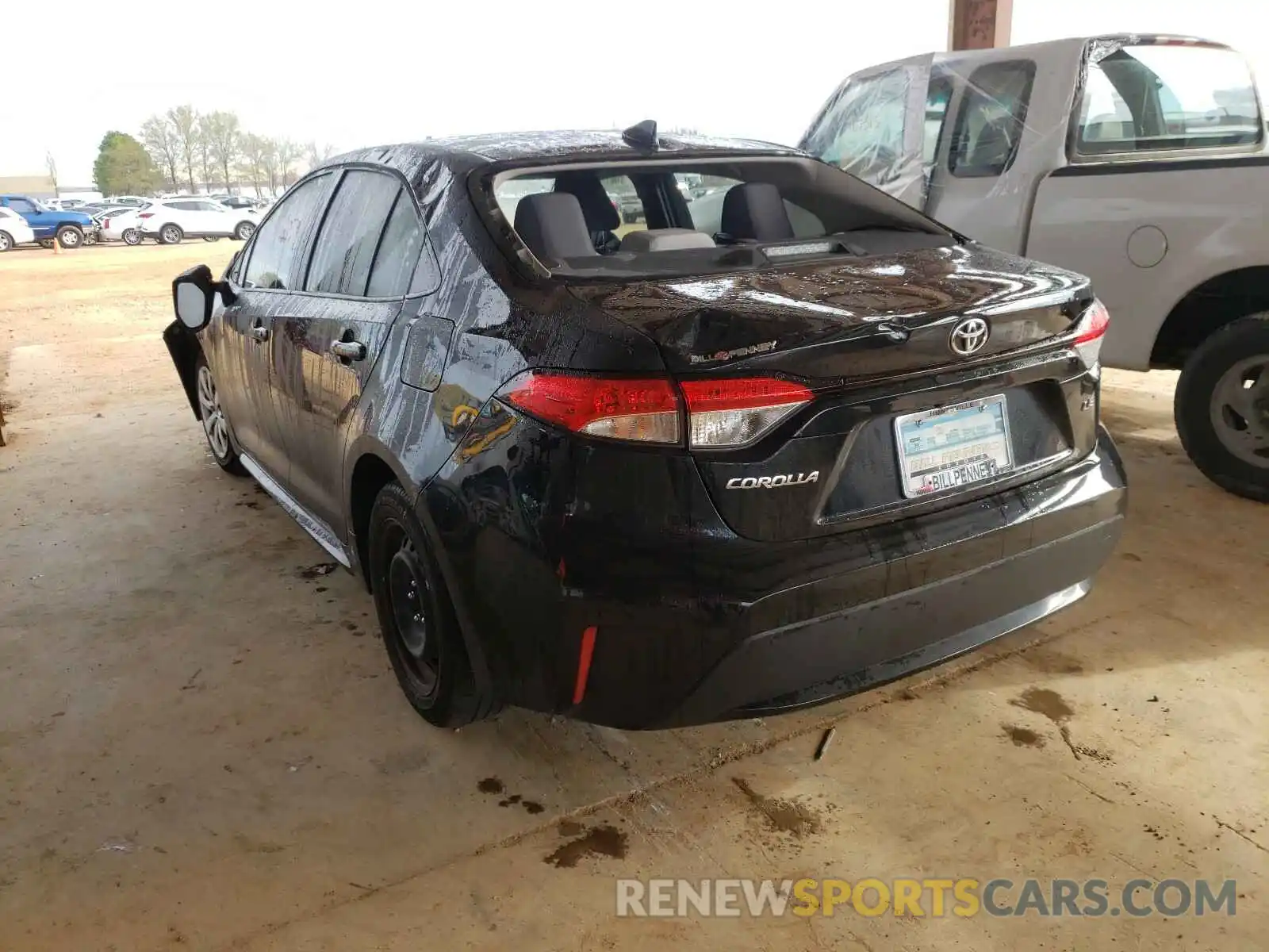 3 Photograph of a damaged car JTDEPRAE9LJ101519 TOYOTA COROLLA 2020