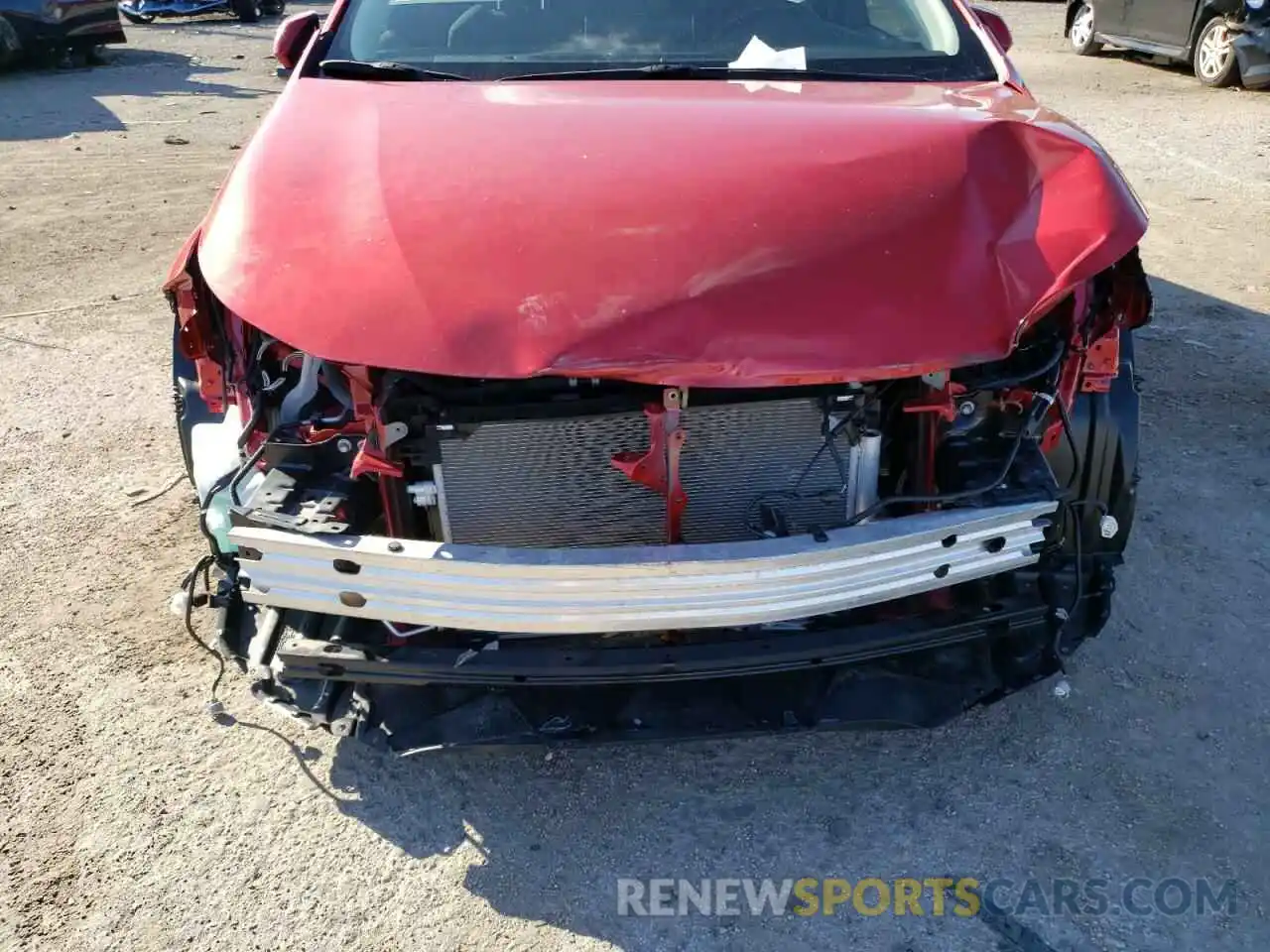 9 Photograph of a damaged car JTDEPRAE9LJ101570 TOYOTA COROLLA 2020