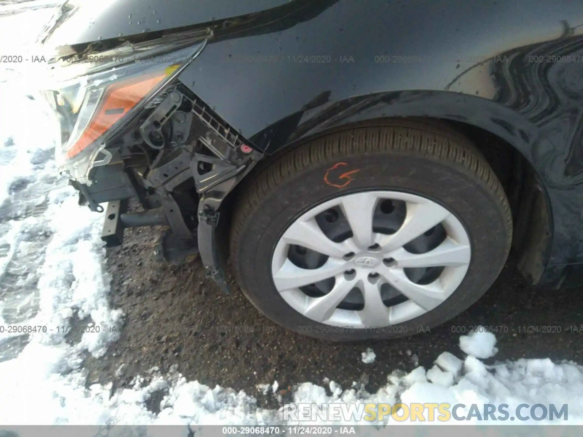 12 Photograph of a damaged car JTDEPRAE9LJ101780 TOYOTA COROLLA 2020