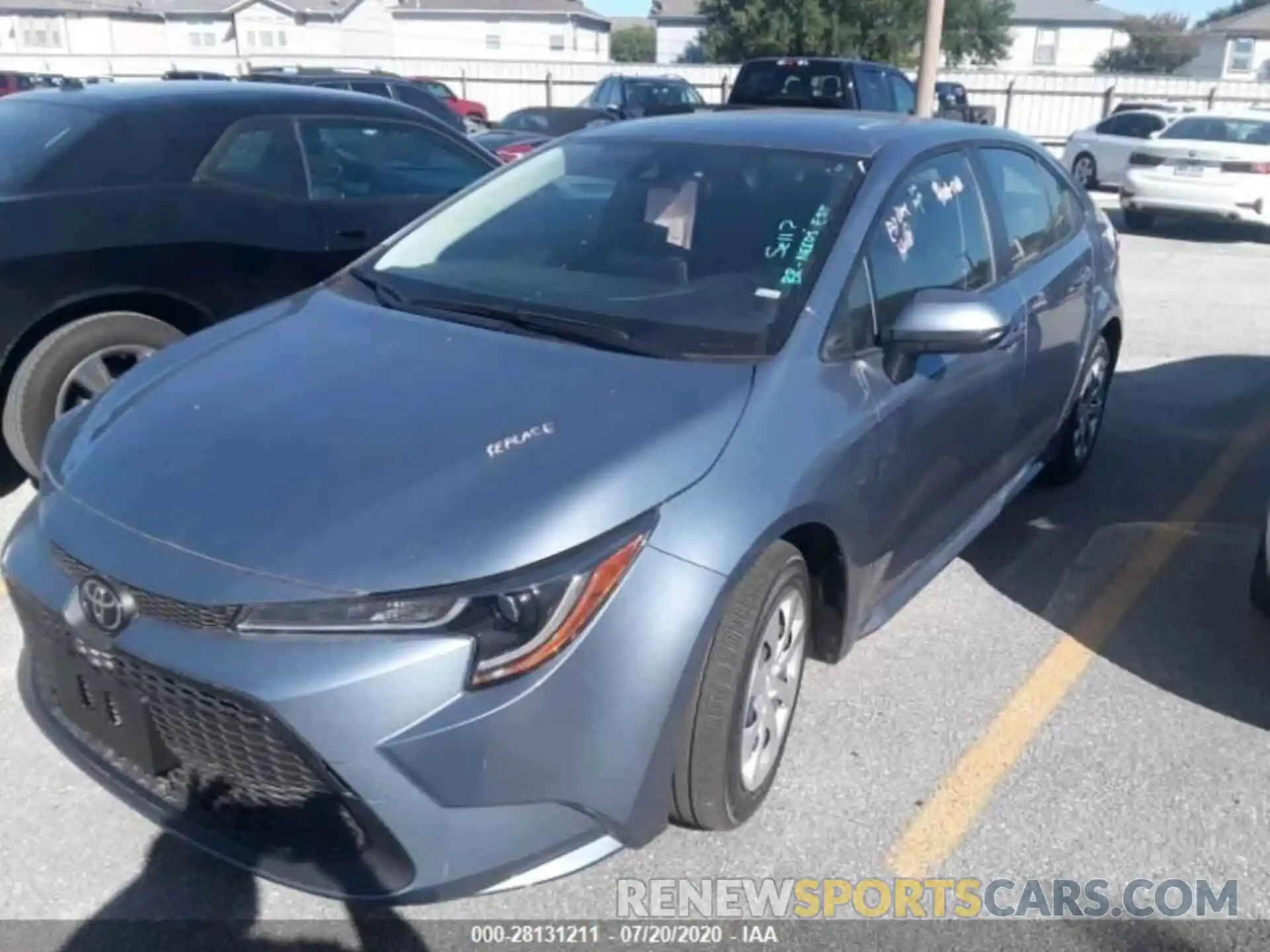 3 Photograph of a damaged car JTDEPRAE9LJ102119 TOYOTA COROLLA 2020