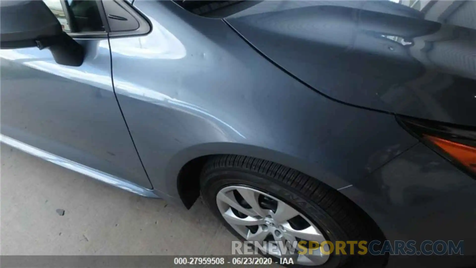 6 Photograph of a damaged car JTDEPRAE9LJ102718 TOYOTA COROLLA 2020