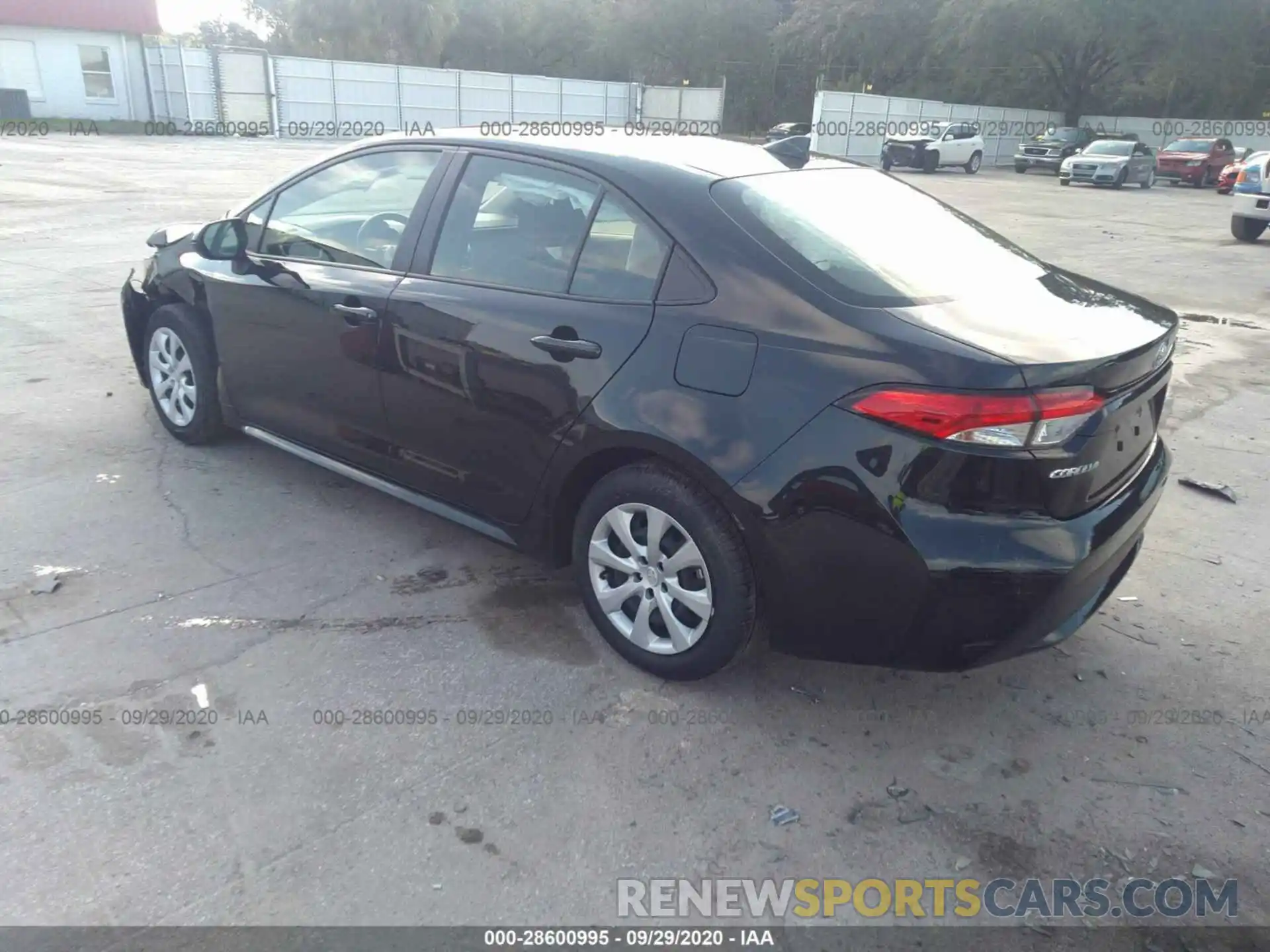 3 Photograph of a damaged car JTDEPRAE9LJ102864 TOYOTA COROLLA 2020