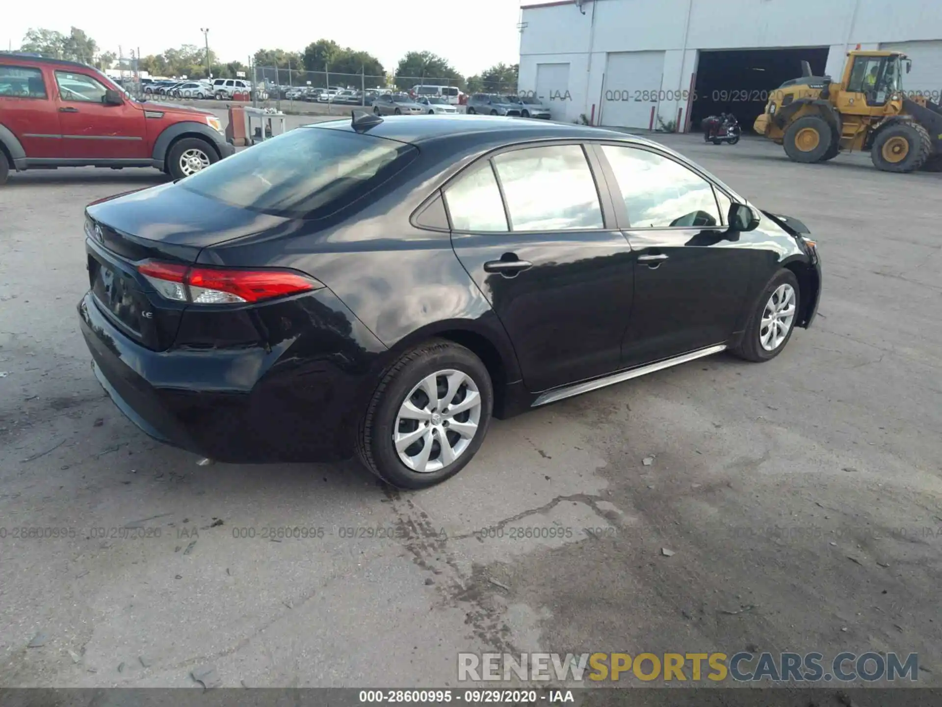 4 Photograph of a damaged car JTDEPRAE9LJ102864 TOYOTA COROLLA 2020