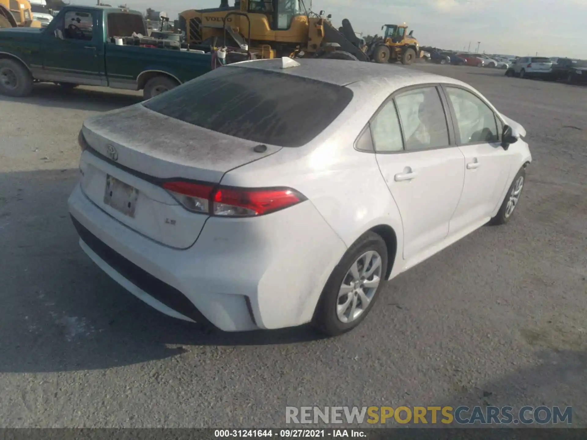 4 Photograph of a damaged car JTDEPRAE9LJ104002 TOYOTA COROLLA 2020