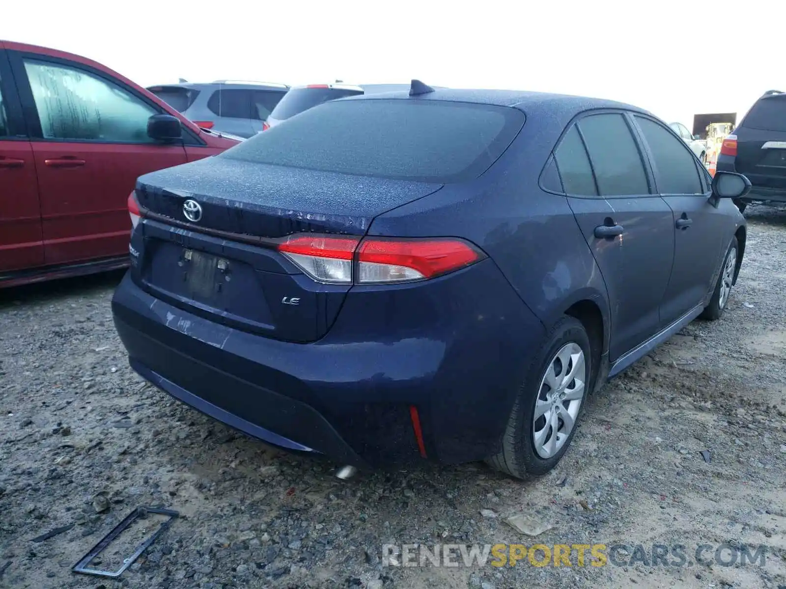 4 Photograph of a damaged car JTDEPRAE9LJ104095 TOYOTA COROLLA 2020