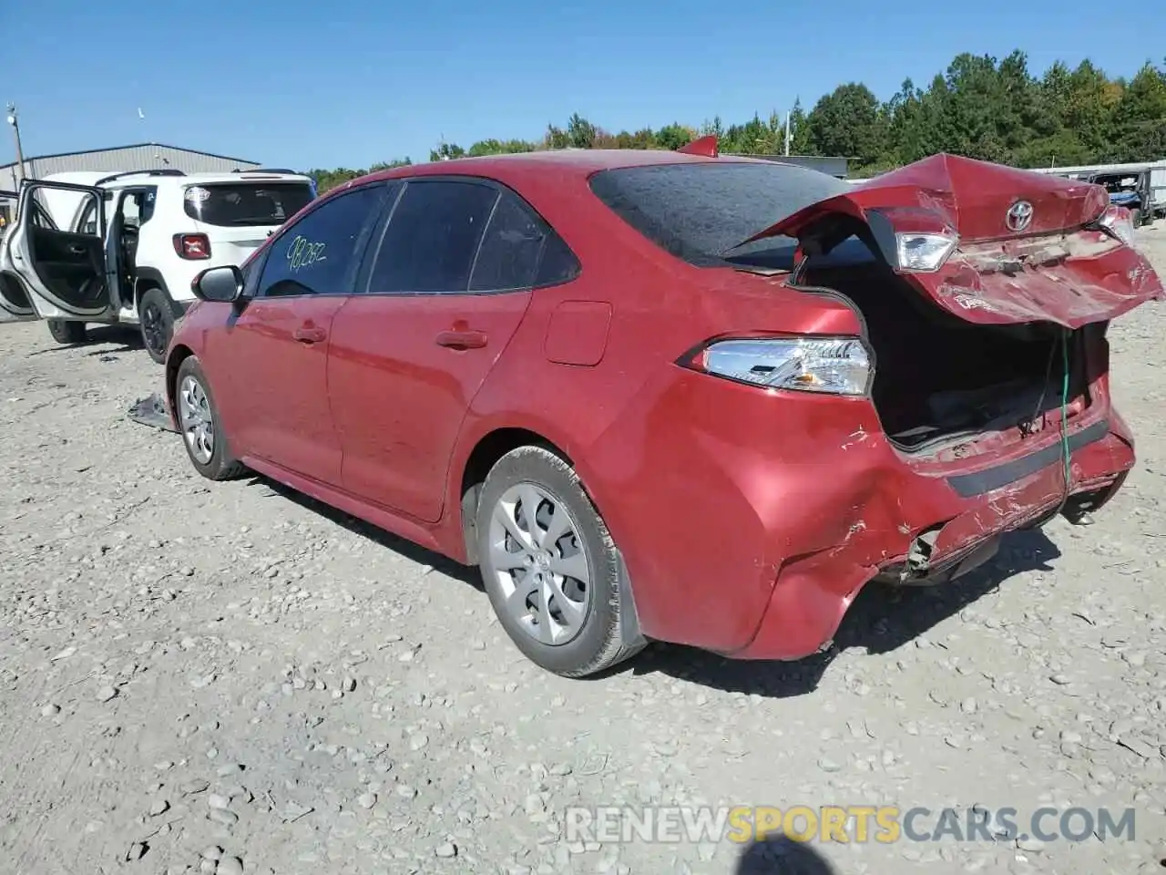 3 Photograph of a damaged car JTDEPRAE9LJ104971 TOYOTA COROLLA 2020