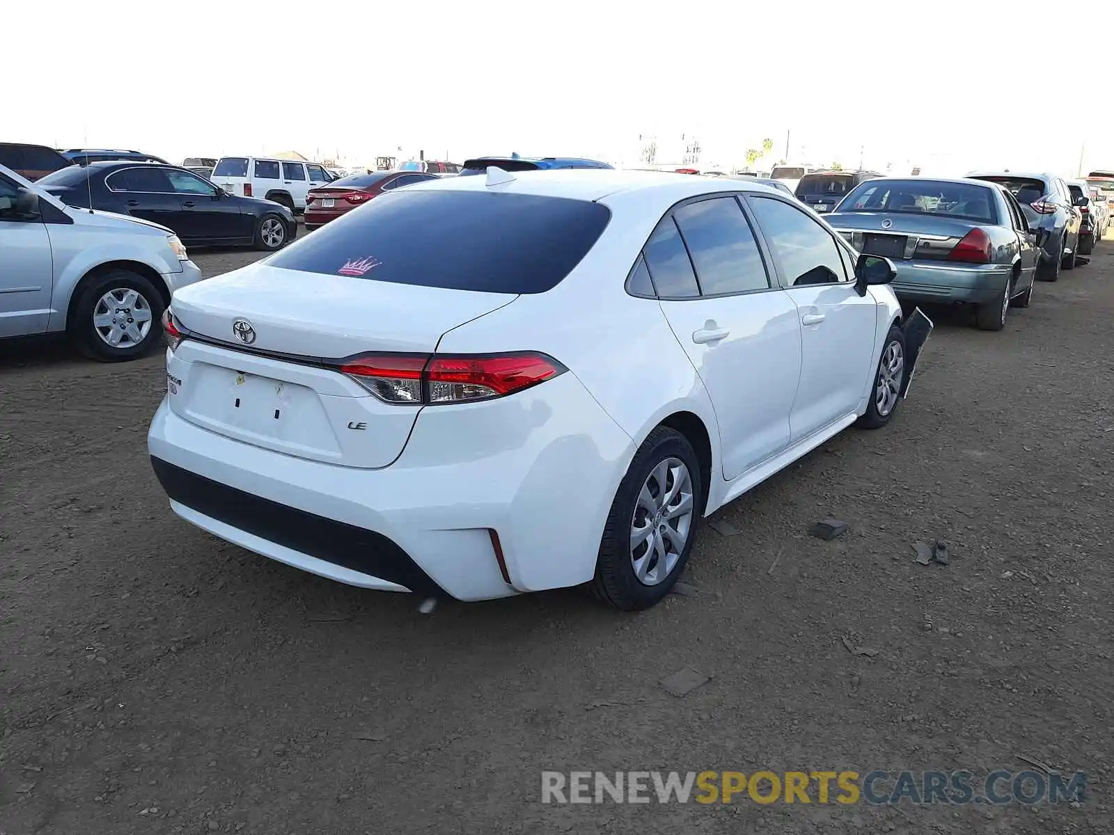 4 Photograph of a damaged car JTDEPRAE9LJ105652 TOYOTA COROLLA 2020