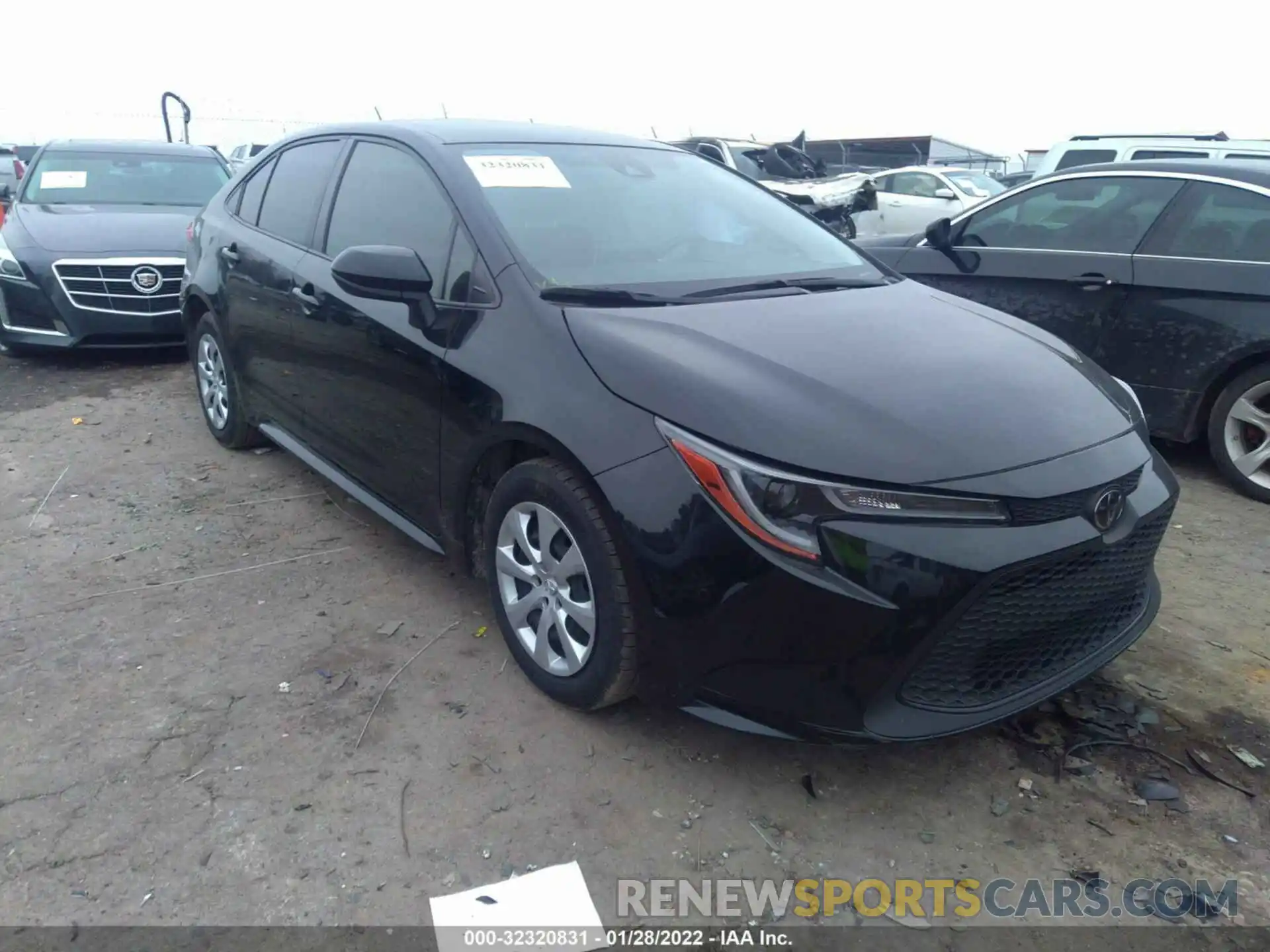 1 Photograph of a damaged car JTDEPRAE9LJ105831 TOYOTA COROLLA 2020