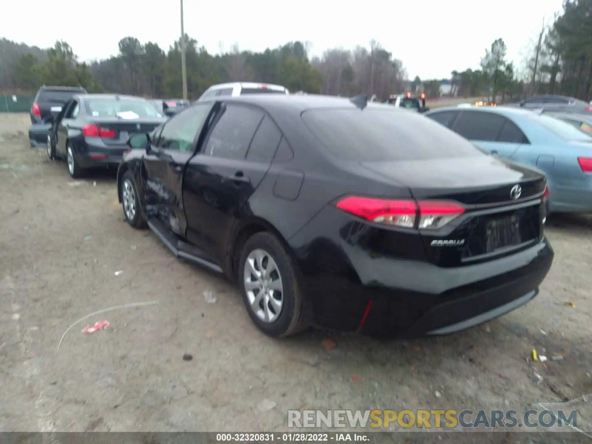 3 Photograph of a damaged car JTDEPRAE9LJ105831 TOYOTA COROLLA 2020