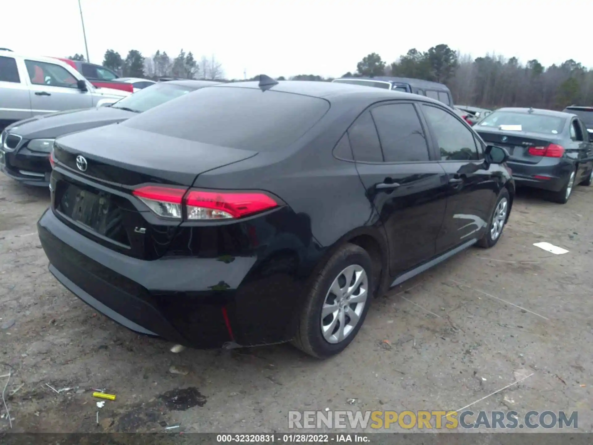 4 Photograph of a damaged car JTDEPRAE9LJ105831 TOYOTA COROLLA 2020