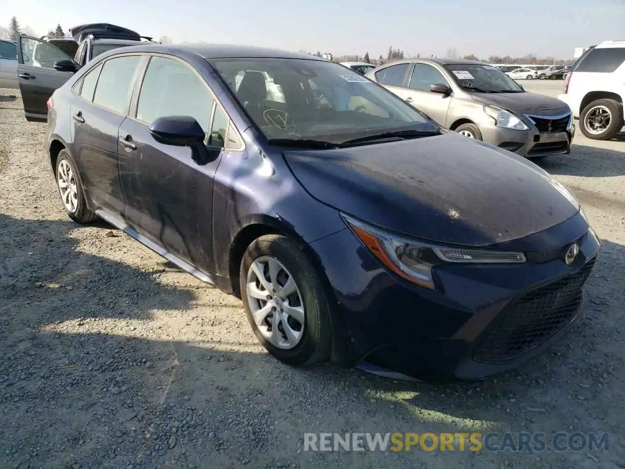 1 Photograph of a damaged car JTDEPRAE9LJ107479 TOYOTA COROLLA 2020