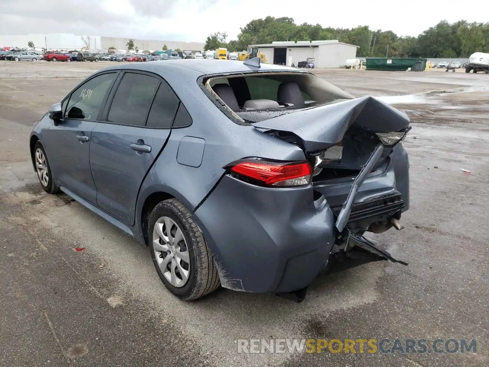 3 Photograph of a damaged car JTDEPRAE9LJ107644 TOYOTA COROLLA 2020