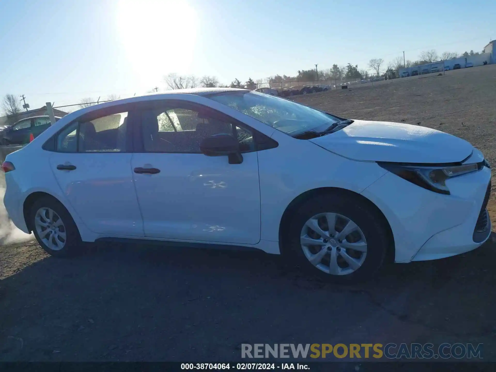 13 Photograph of a damaged car JTDEPRAE9LJ107885 TOYOTA COROLLA 2020