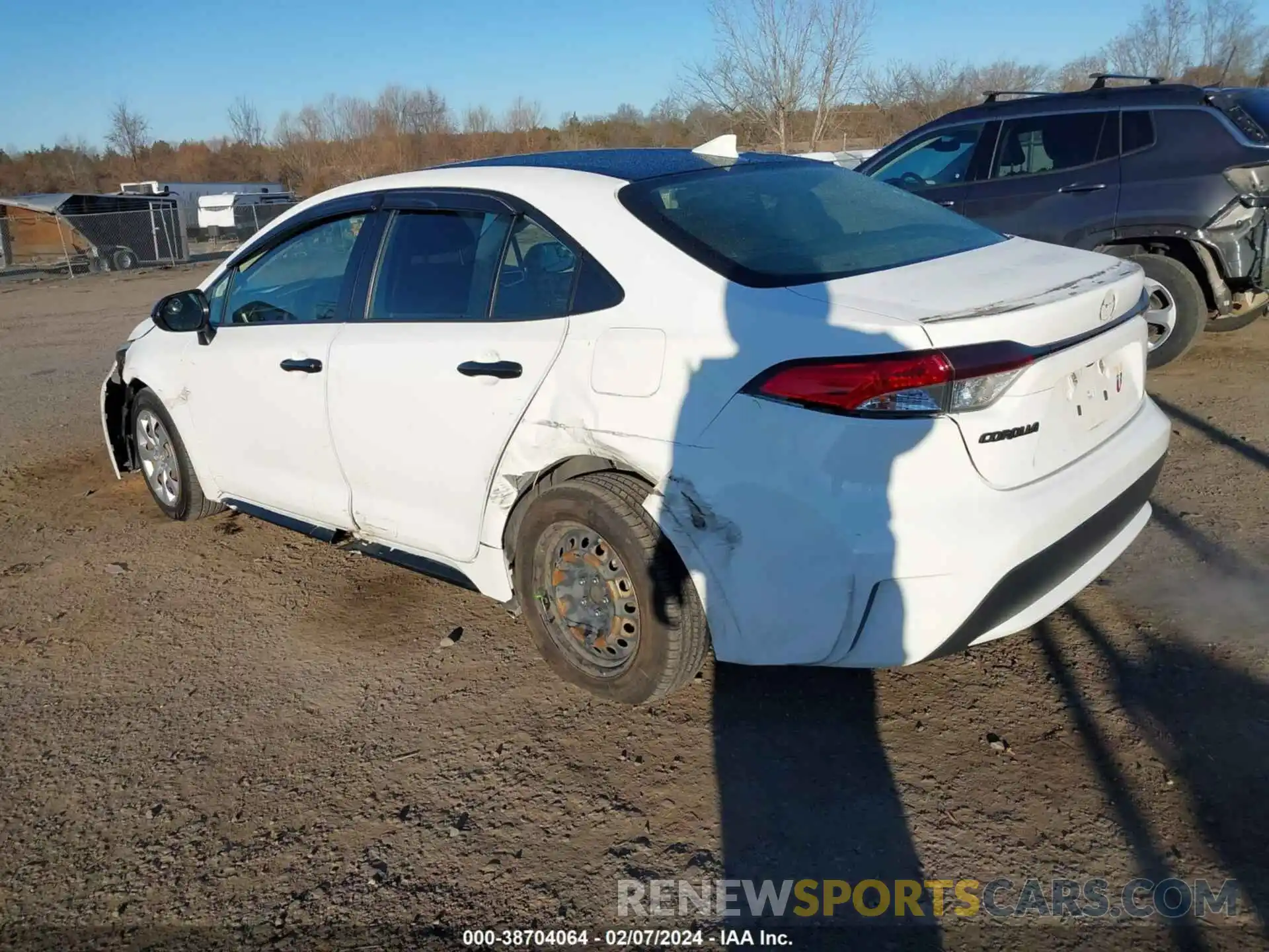 3 Photograph of a damaged car JTDEPRAE9LJ107885 TOYOTA COROLLA 2020