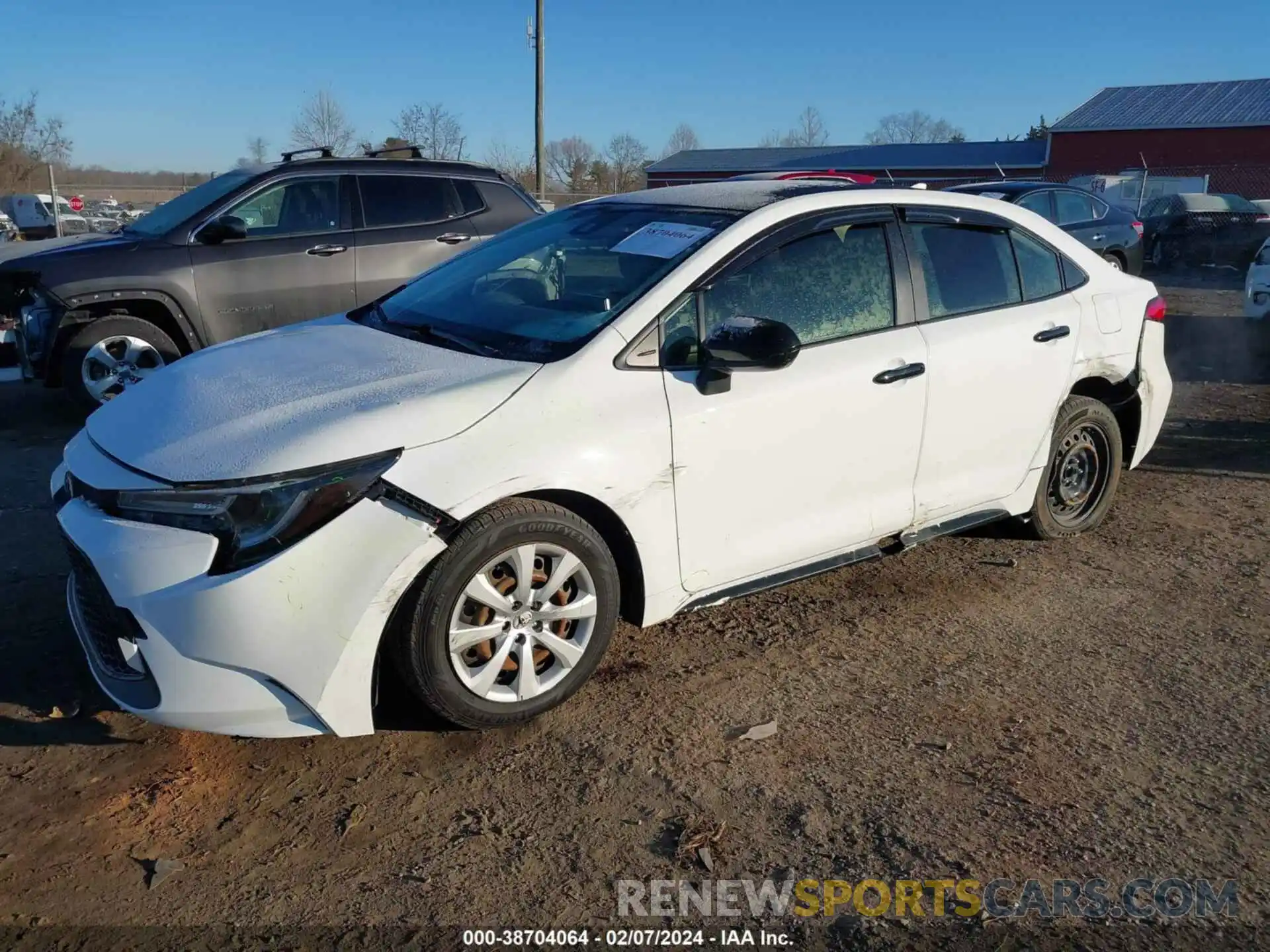 6 Photograph of a damaged car JTDEPRAE9LJ107885 TOYOTA COROLLA 2020