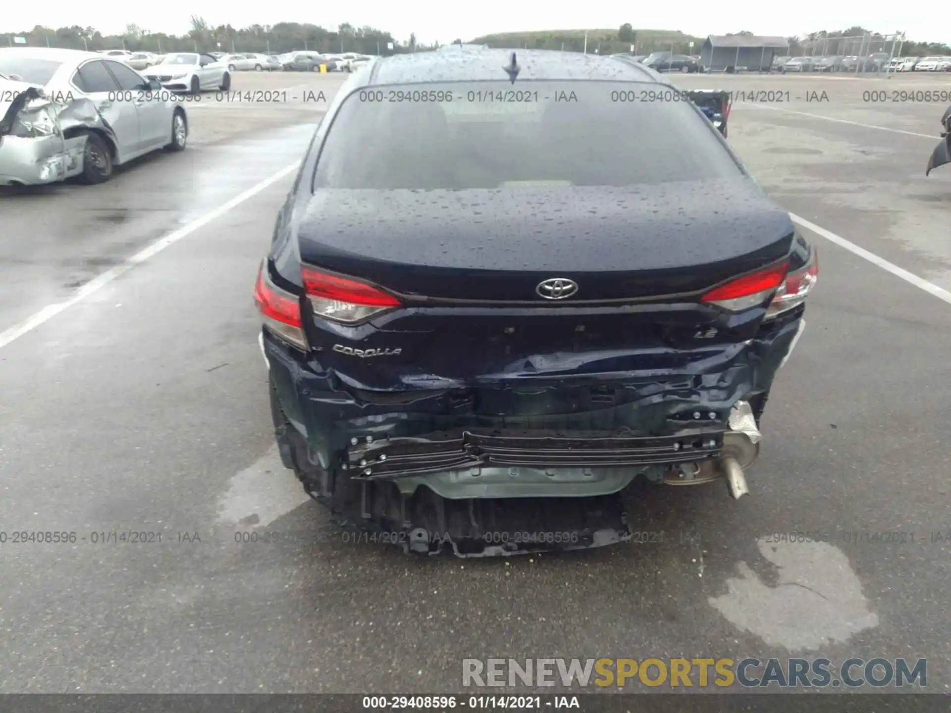 6 Photograph of a damaged car JTDEPRAE9LJ108292 TOYOTA COROLLA 2020