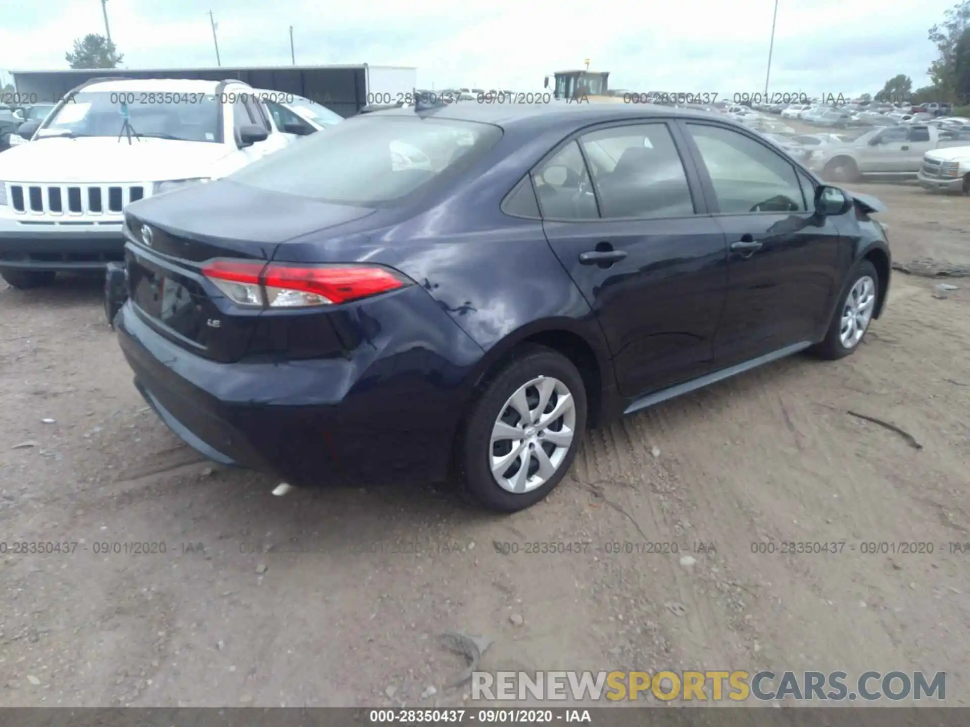 4 Photograph of a damaged car JTDEPRAE9LJ108468 TOYOTA COROLLA 2020