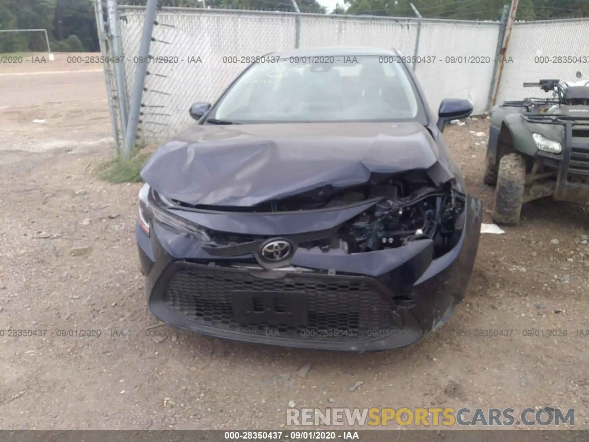 6 Photograph of a damaged car JTDEPRAE9LJ108468 TOYOTA COROLLA 2020