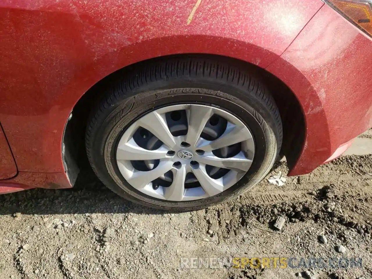 9 Photograph of a damaged car JTDEPRAE9LJ109099 TOYOTA COROLLA 2020