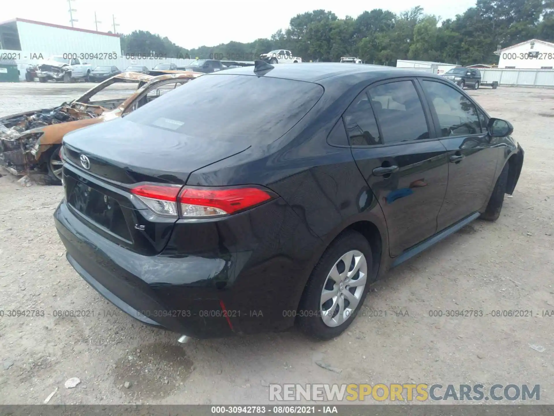 4 Photograph of a damaged car JTDEPRAE9LJ109183 TOYOTA COROLLA 2020