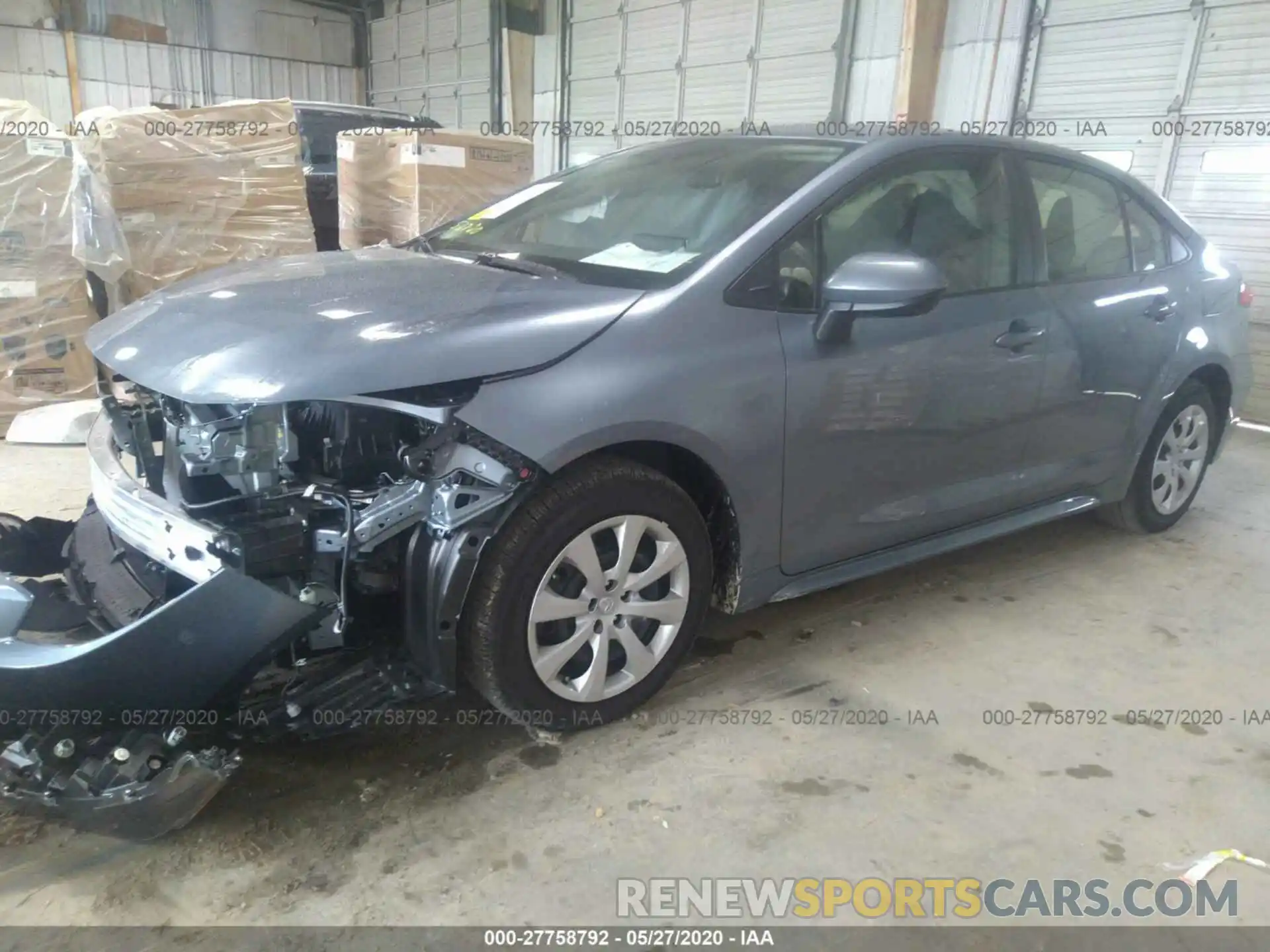 2 Photograph of a damaged car JTDEPRAE9LJ109796 TOYOTA COROLLA 2020