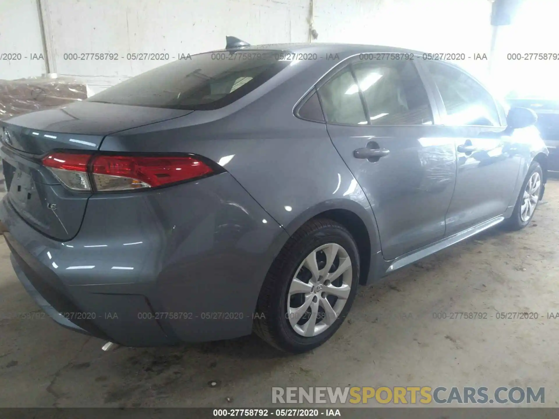 4 Photograph of a damaged car JTDEPRAE9LJ109796 TOYOTA COROLLA 2020