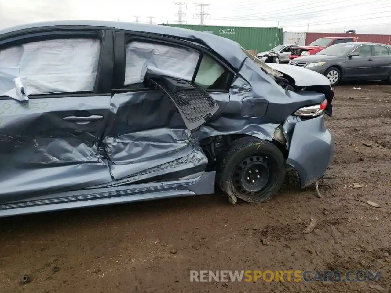 10 Photograph of a damaged car JTDEPRAE9LJ109829 TOYOTA COROLLA 2020