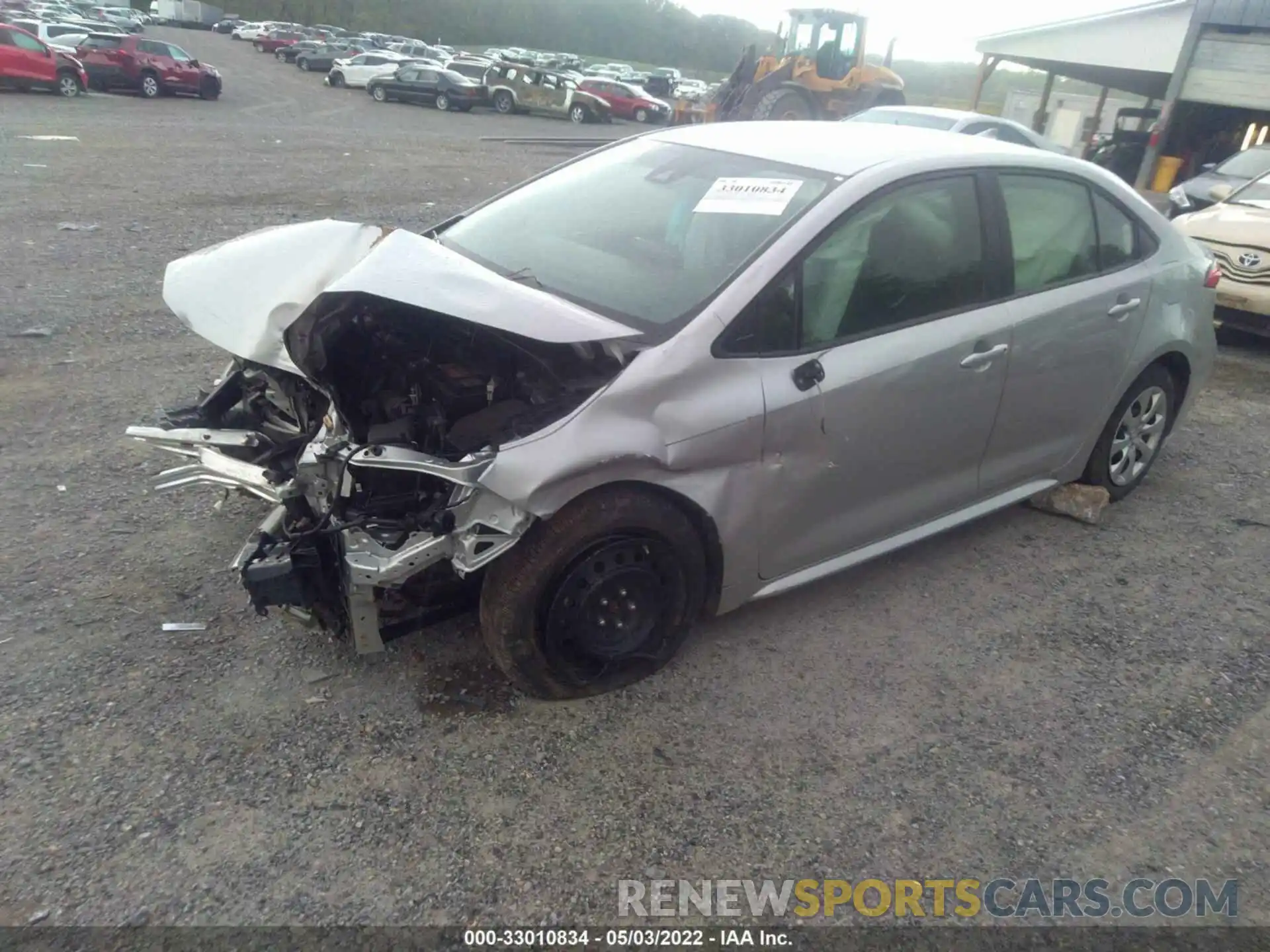 2 Photograph of a damaged car JTDEPRAE9LJ112133 TOYOTA COROLLA 2020