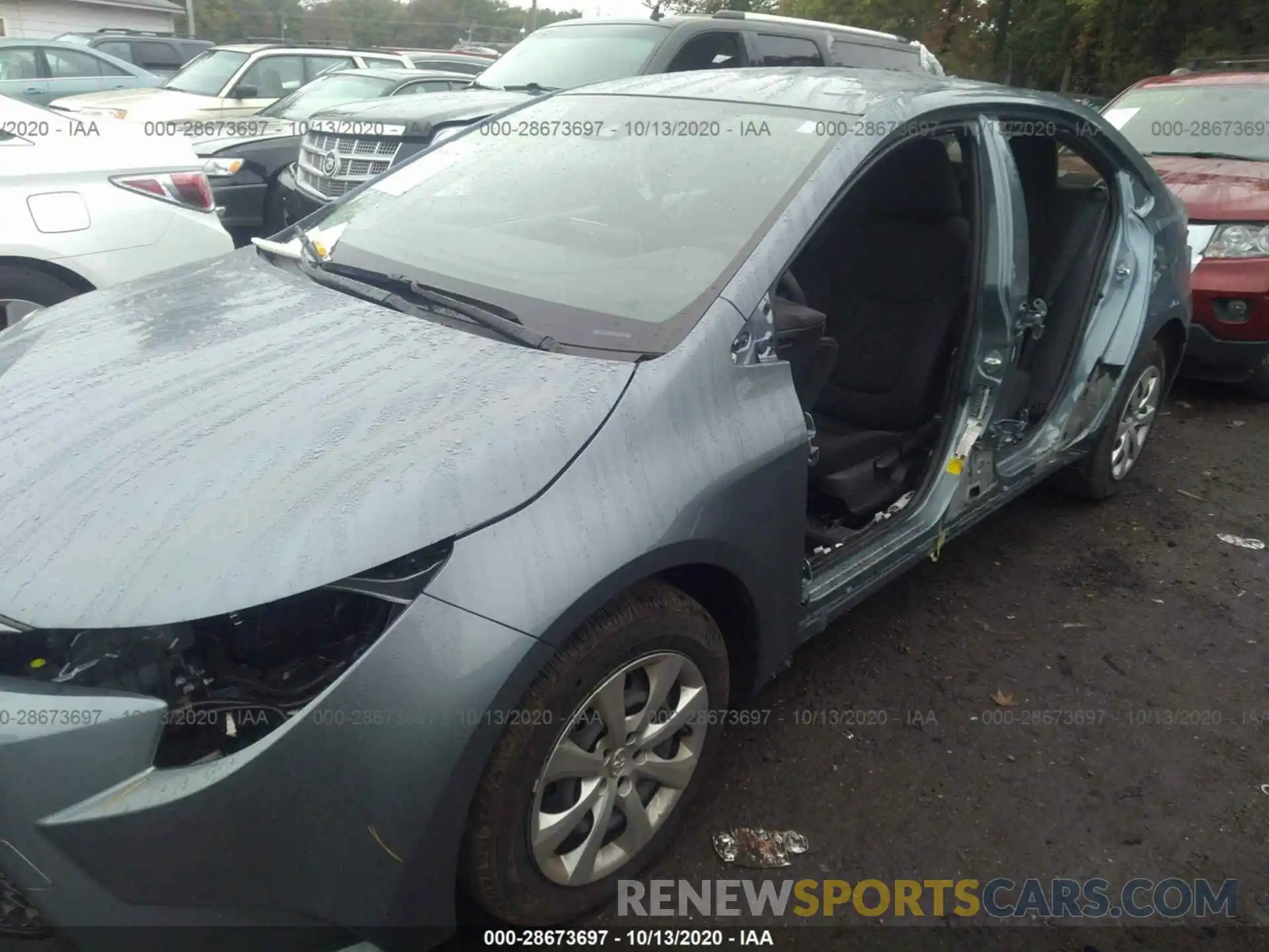 6 Photograph of a damaged car JTDEPRAE9LJ112391 TOYOTA COROLLA 2020