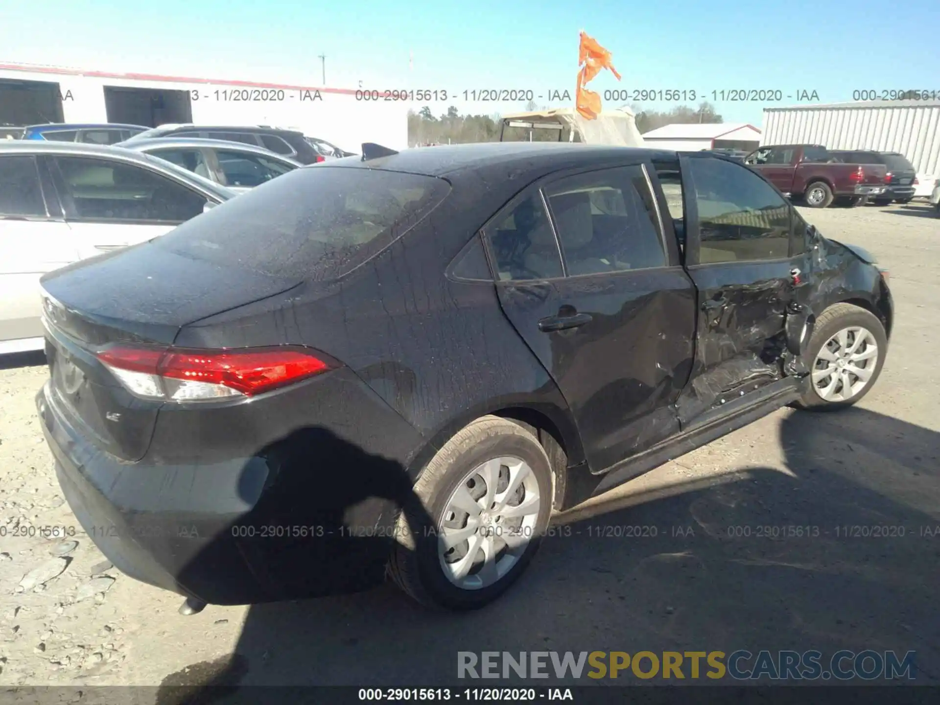 4 Photograph of a damaged car JTDEPRAE9LJ113539 TOYOTA COROLLA 2020