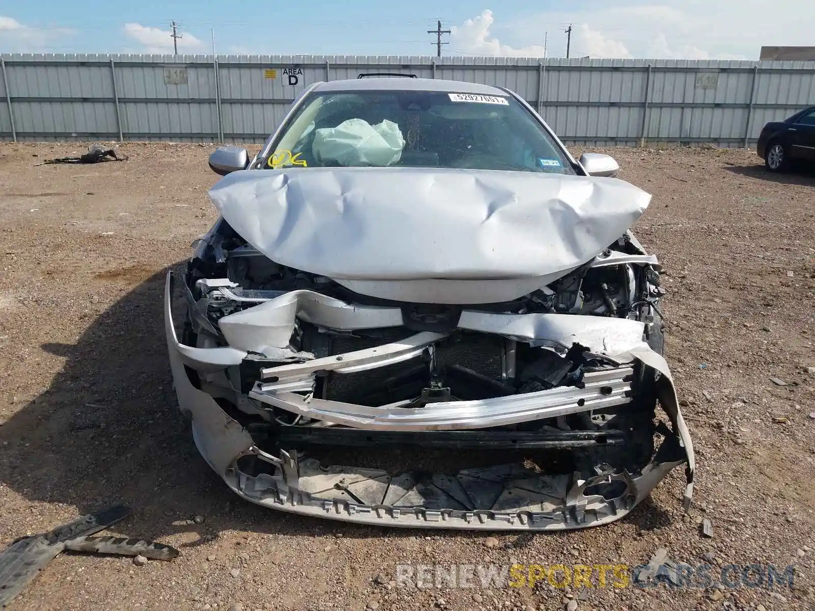 9 Photograph of a damaged car JTDEPRAE9LJ114464 TOYOTA COROLLA 2020