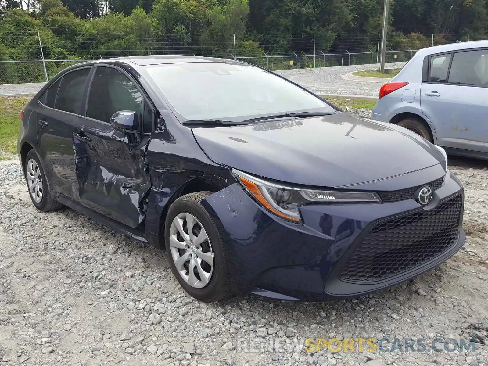 1 Photograph of a damaged car JTDEPRAE9LJ115761 TOYOTA COROLLA 2020